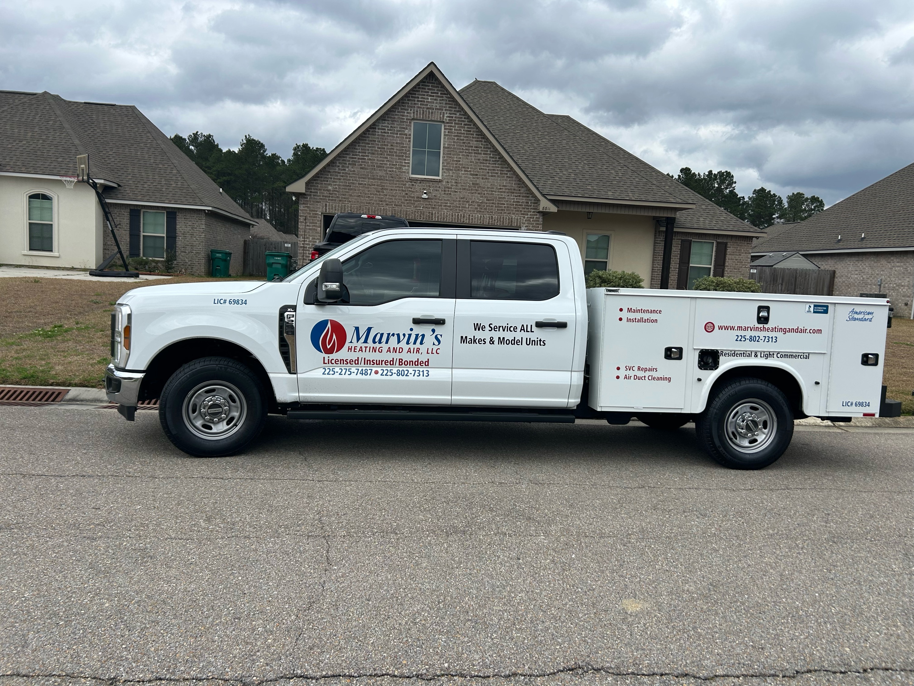 Marvin's A/C & Heating Logo