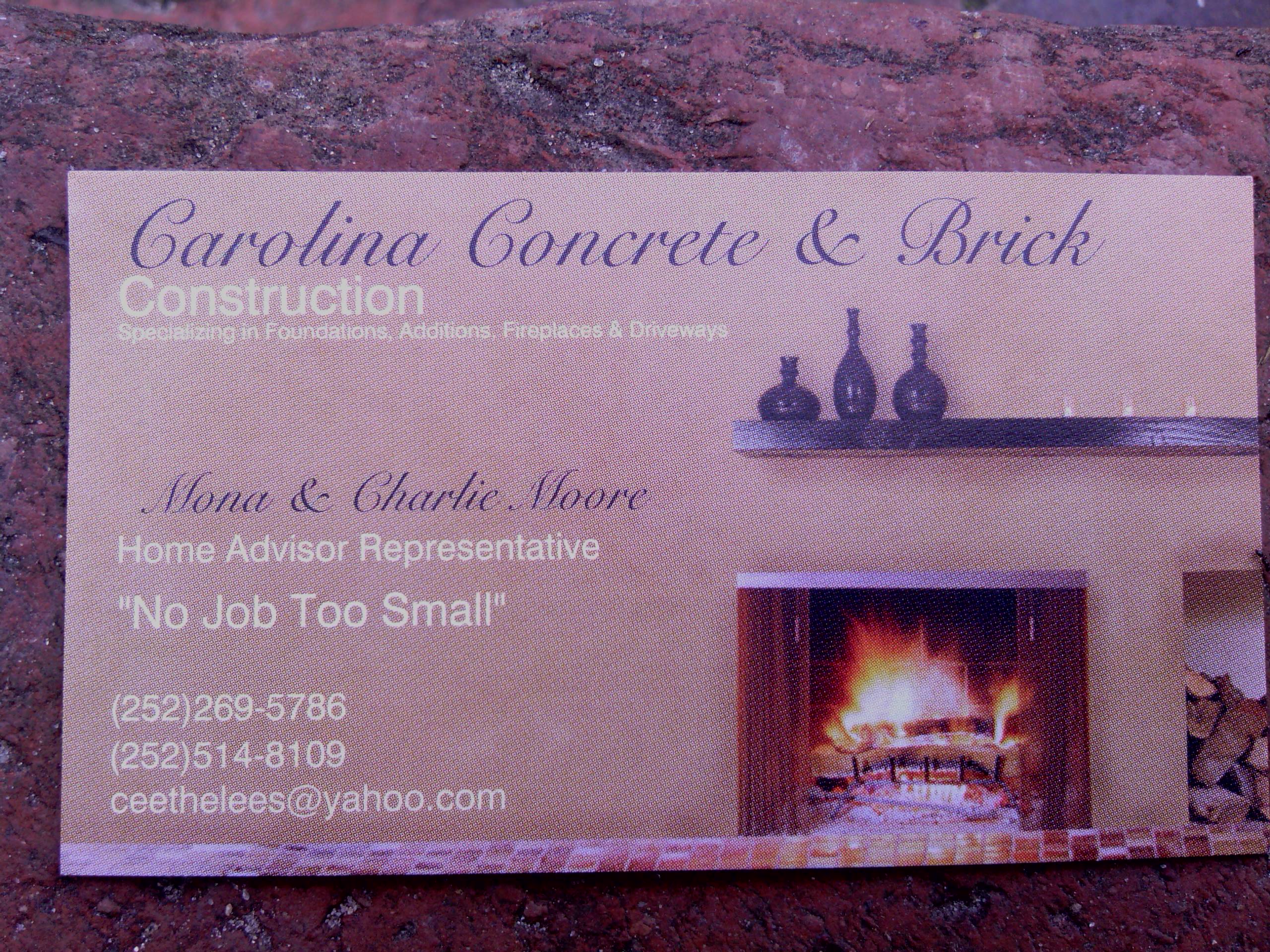 Carolina Concrete & Brick, LLC Logo