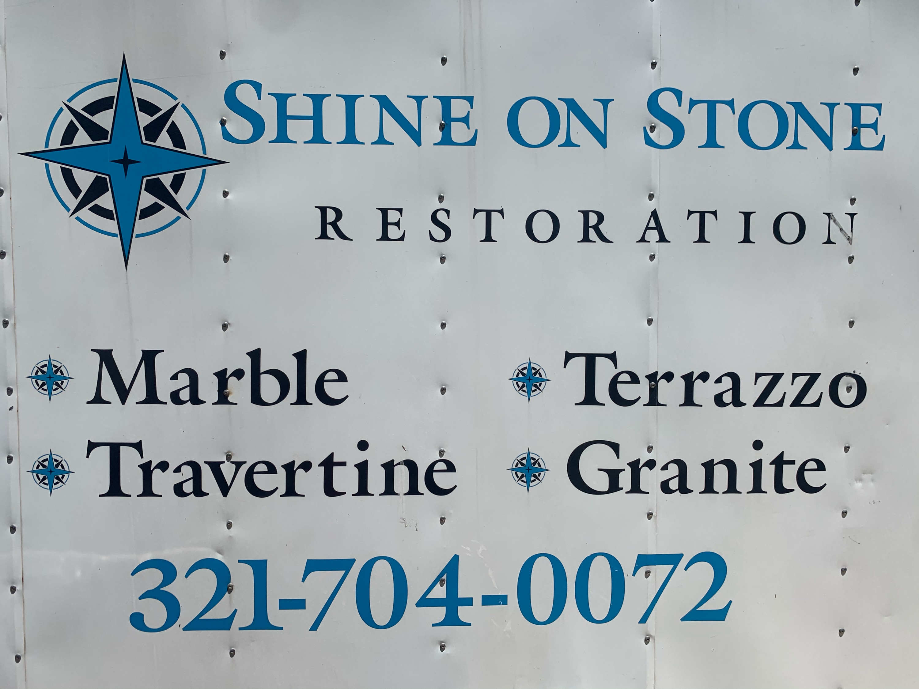 Shine on Stone Restoration Logo
