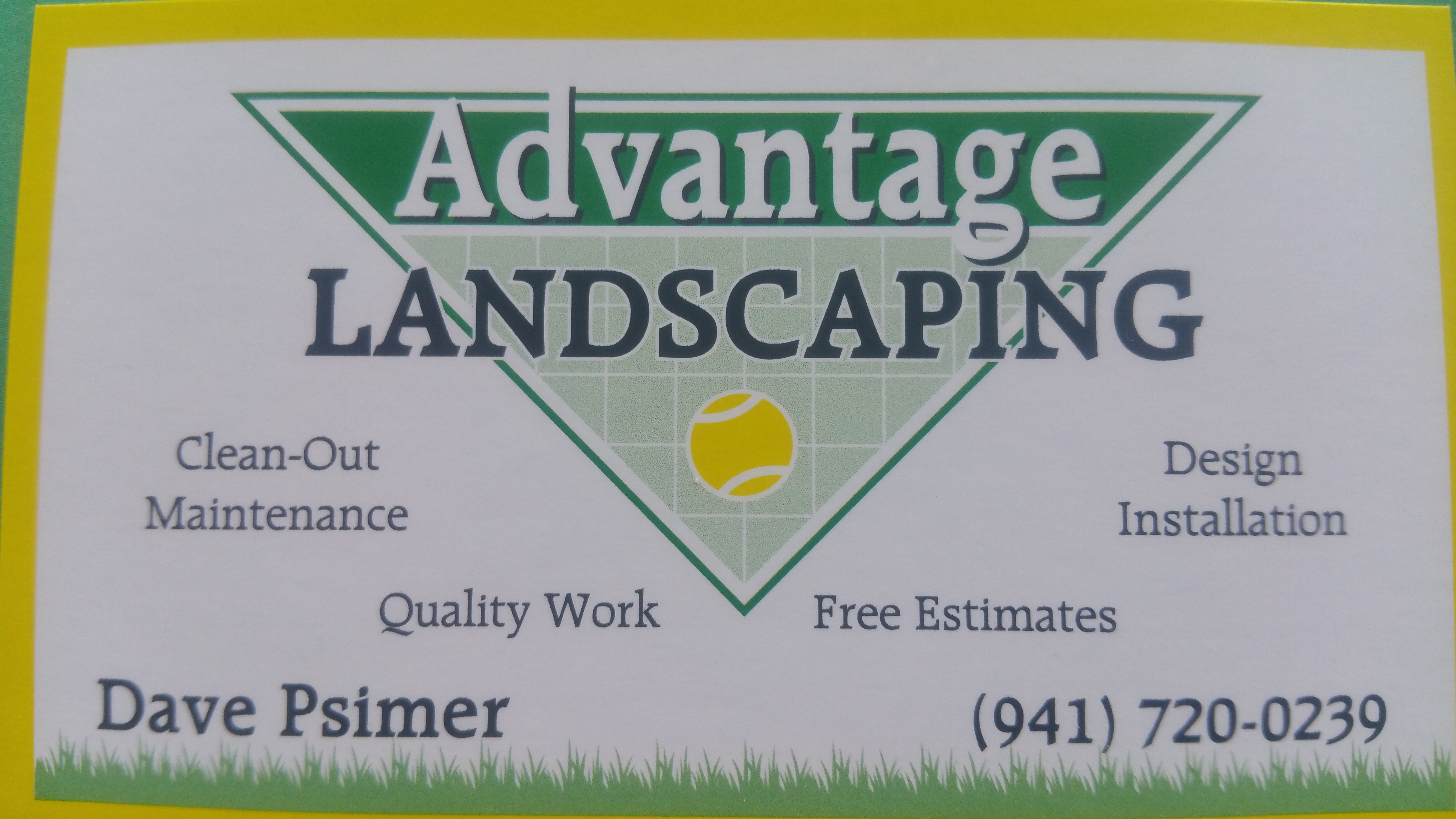 Advantage Landscaping Logo