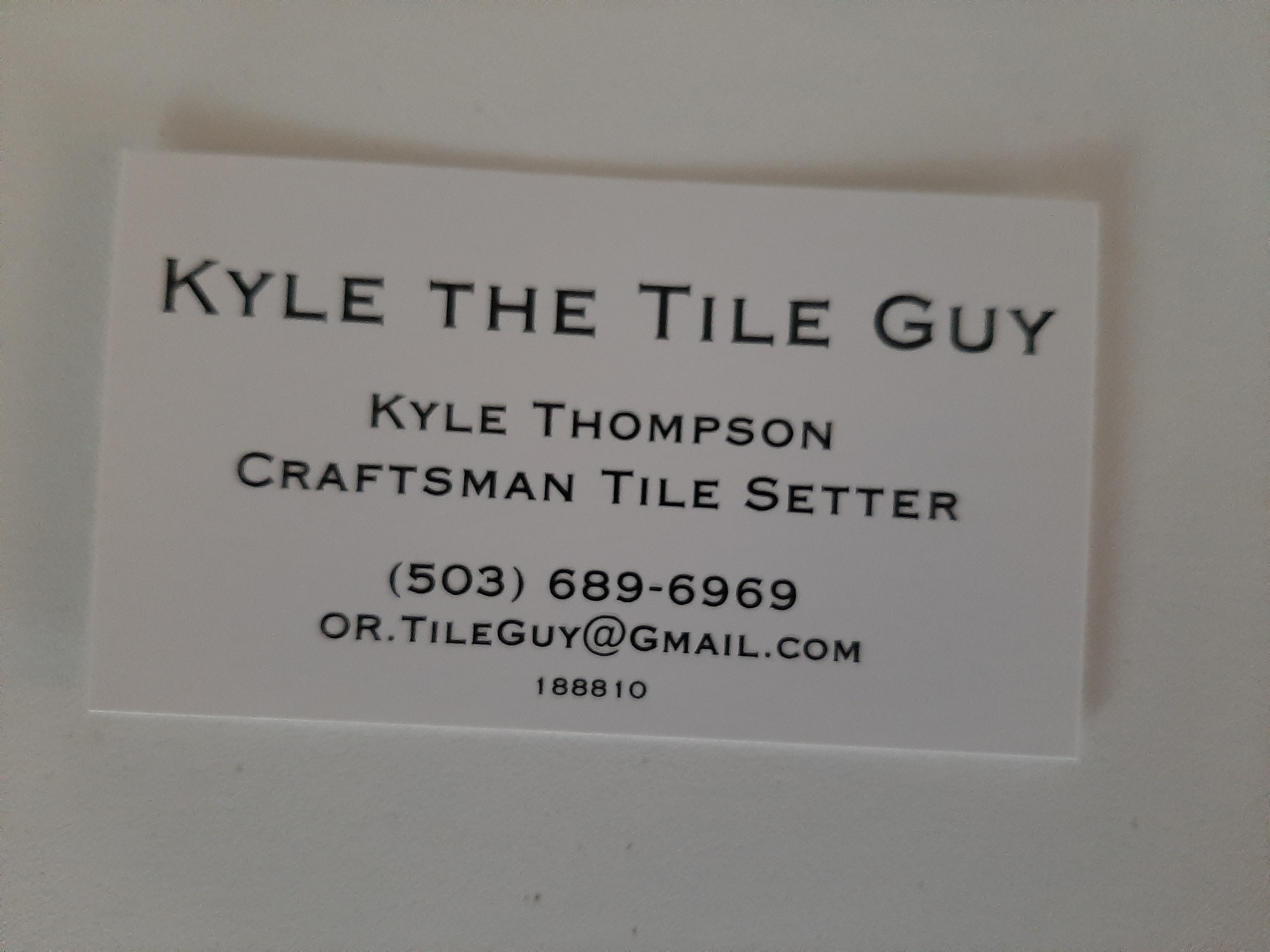 Kyle The Tile Guy Logo