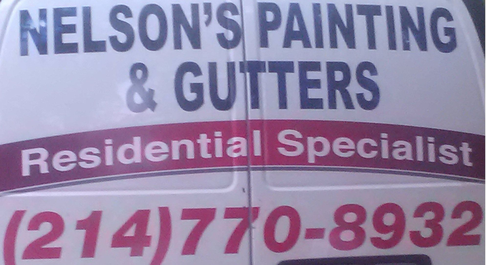 Nelson's Painting and Gutters Logo