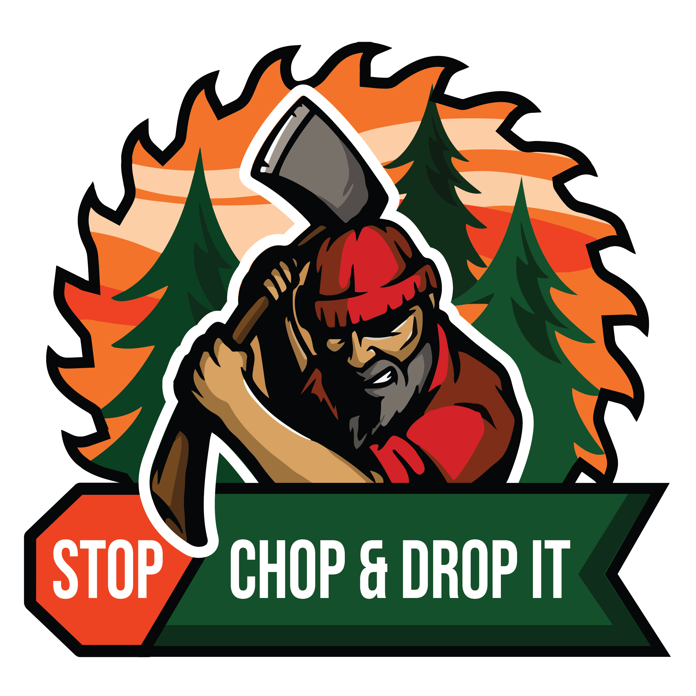 Stop, Chop, & Drop It, LLC Logo