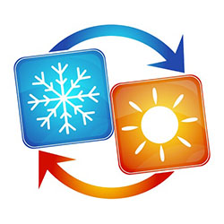Pride Heating and Cooling Logo