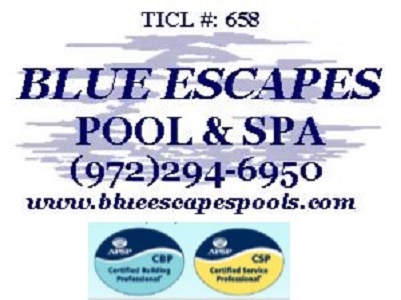 Blue Escapes Pool & Spa Logo