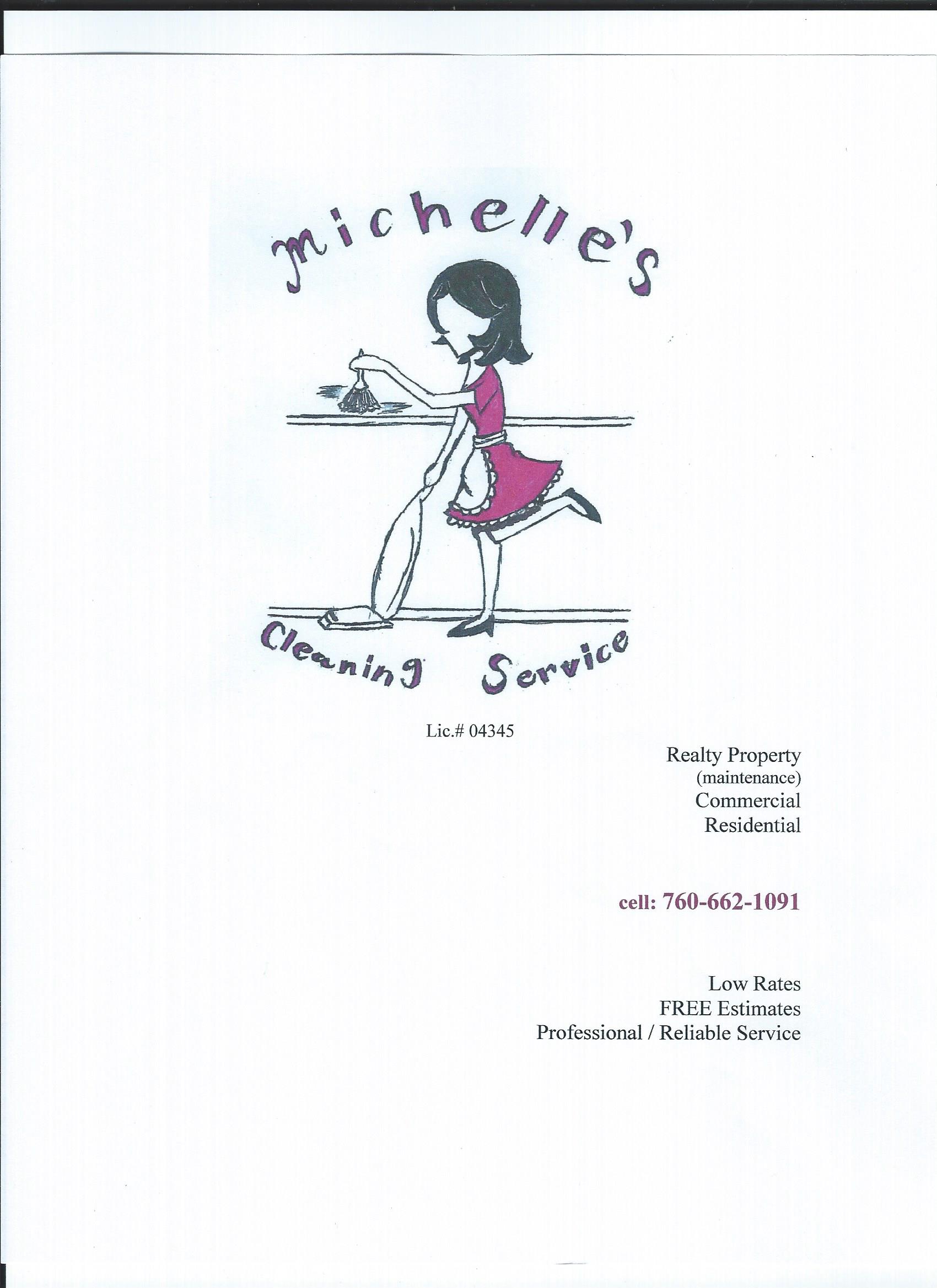 Michelle's Cleaning Service Logo