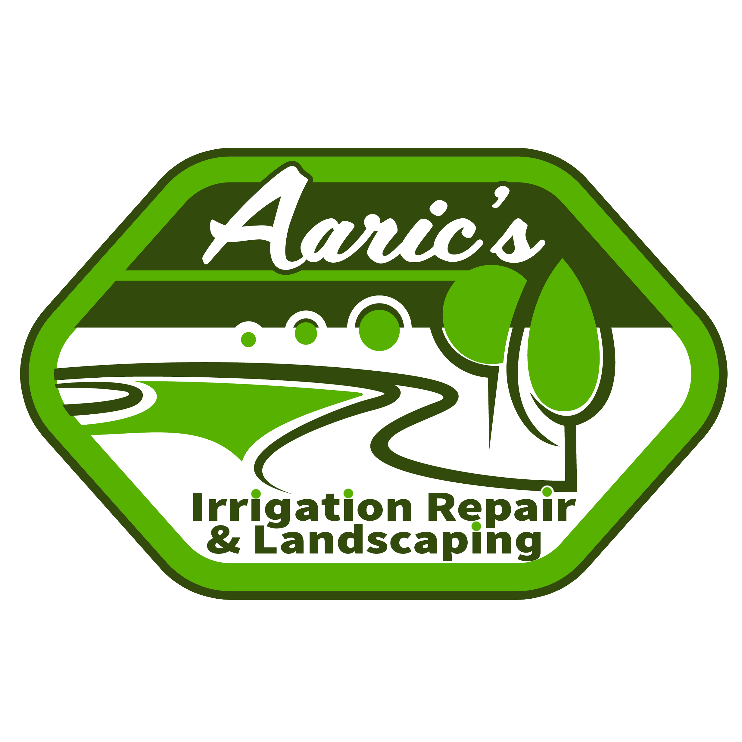 Aaric's Irrigation and Sod Works Logo