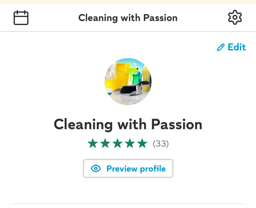 Cleaning with Passion Logo