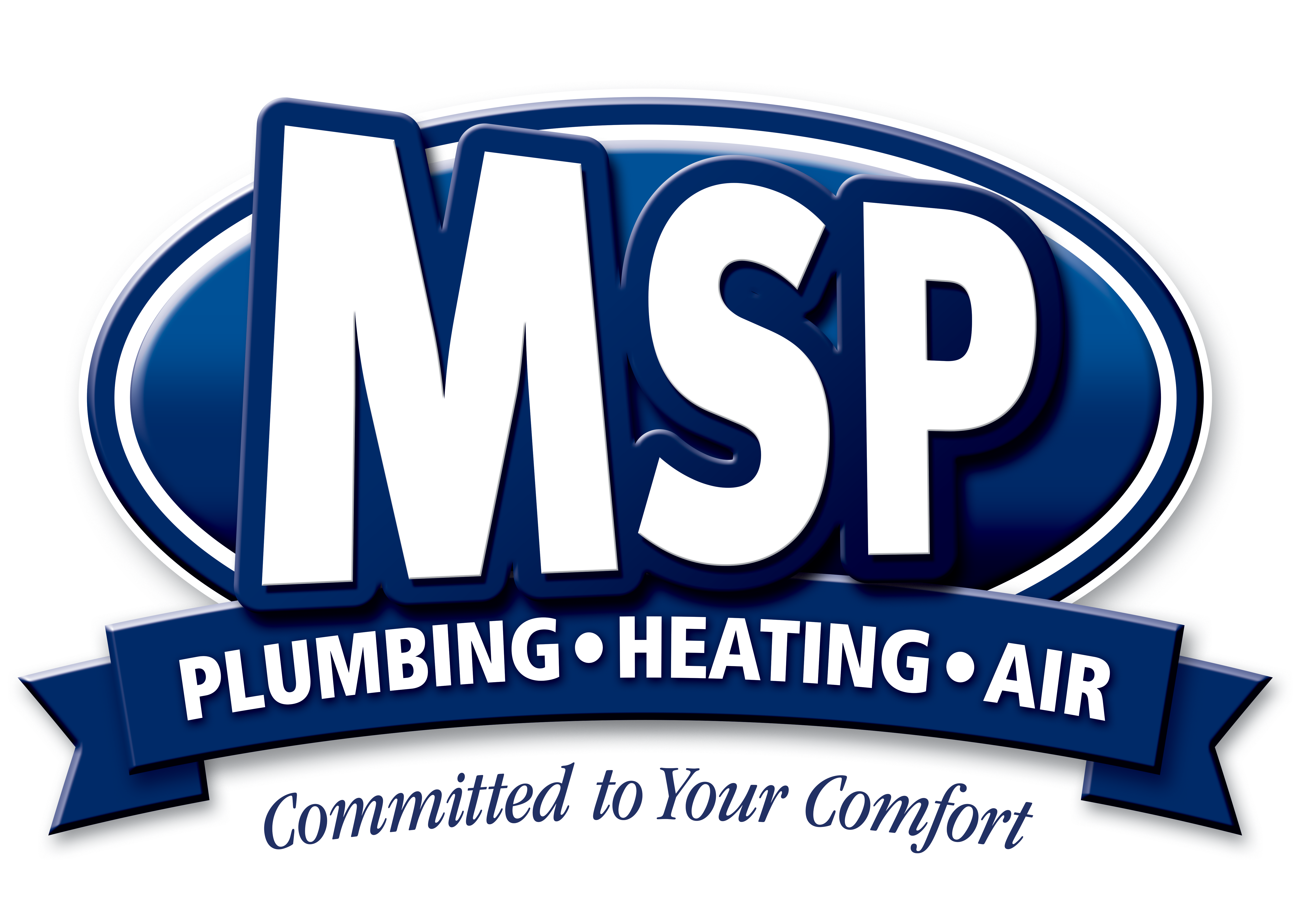 MSP Plumbing Heating Air Logo