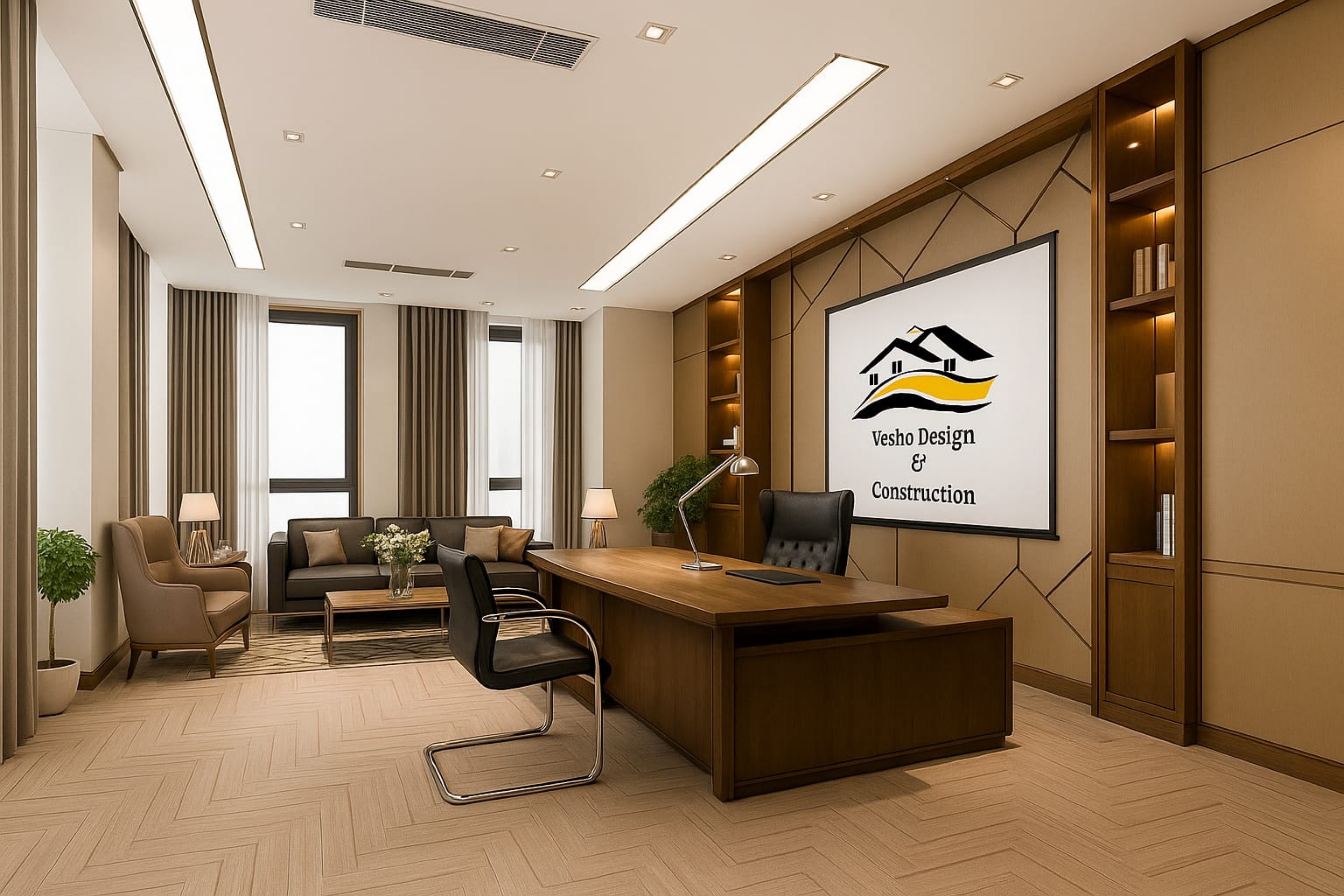 Vesho Design Construction LLC Logo