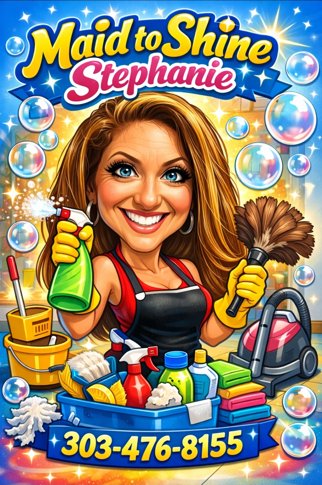 Maid to Shine House cleaners, LLC Logo