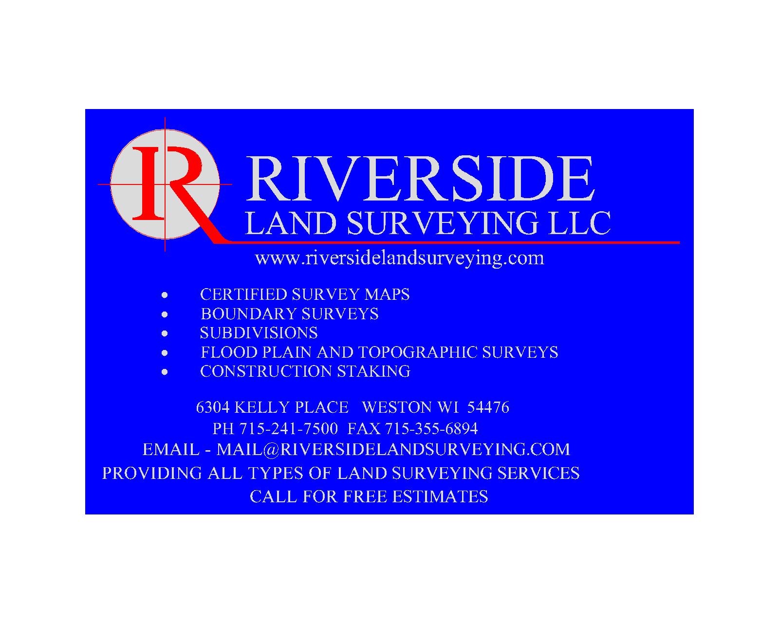 Riverside Land Surveying, LLC Logo