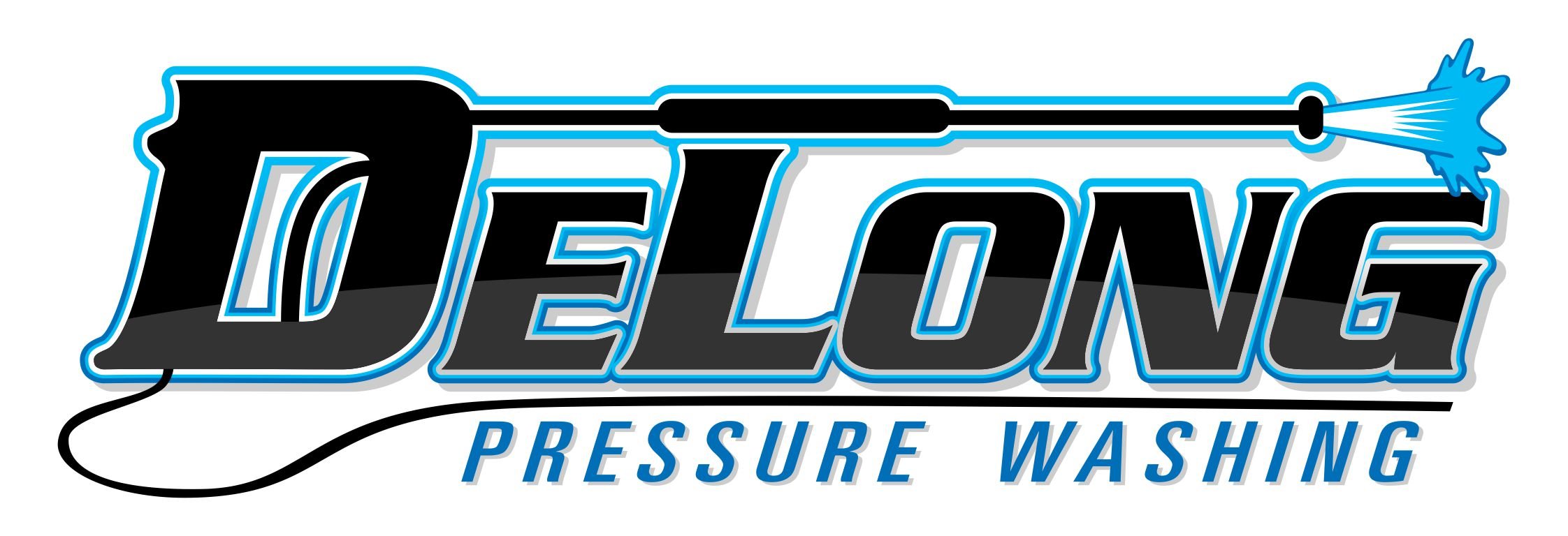 Delong Pressure Washing Logo