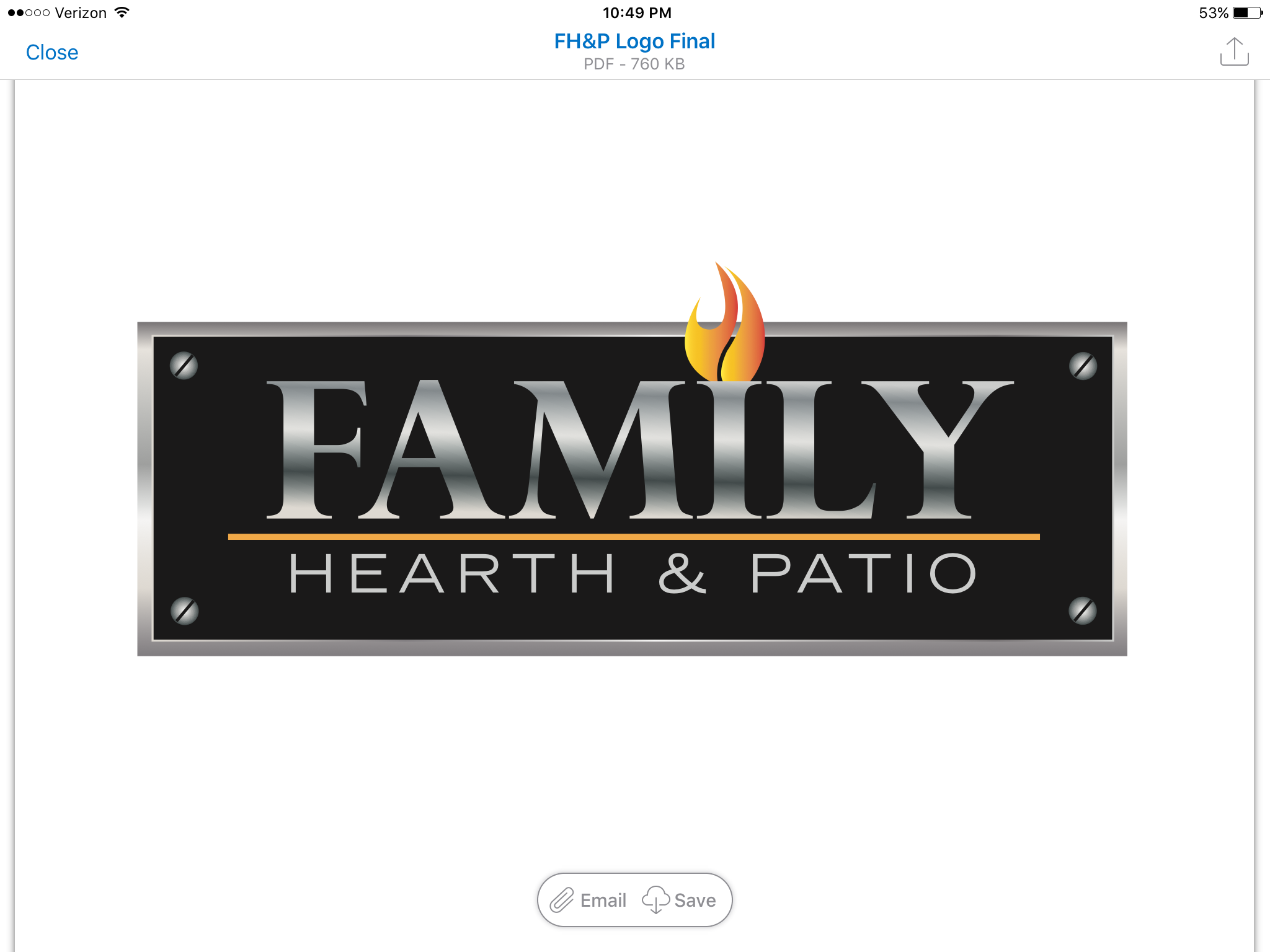 Family Hearth & Patio, LLC Logo