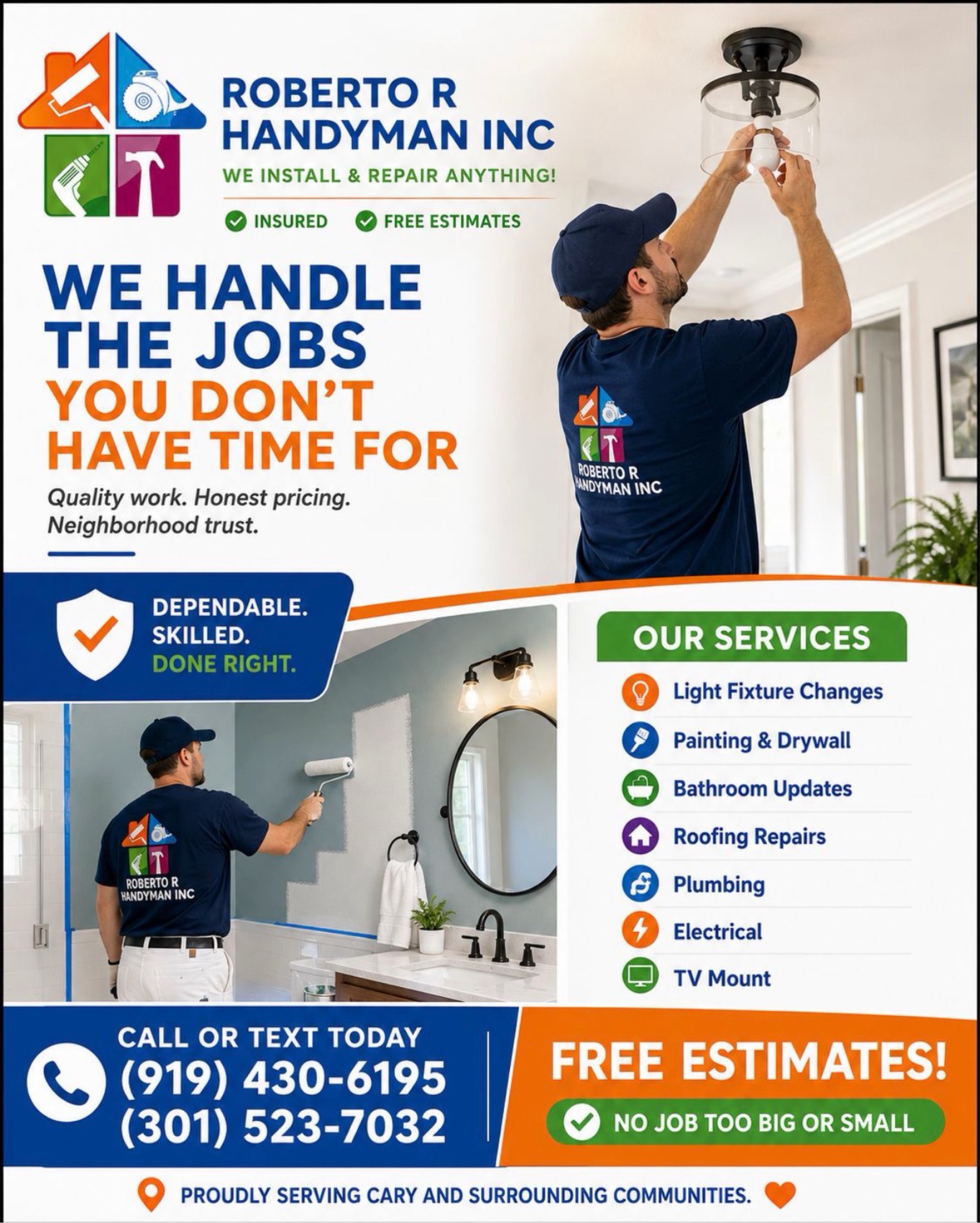 Robertos Handyman, LLC Logo