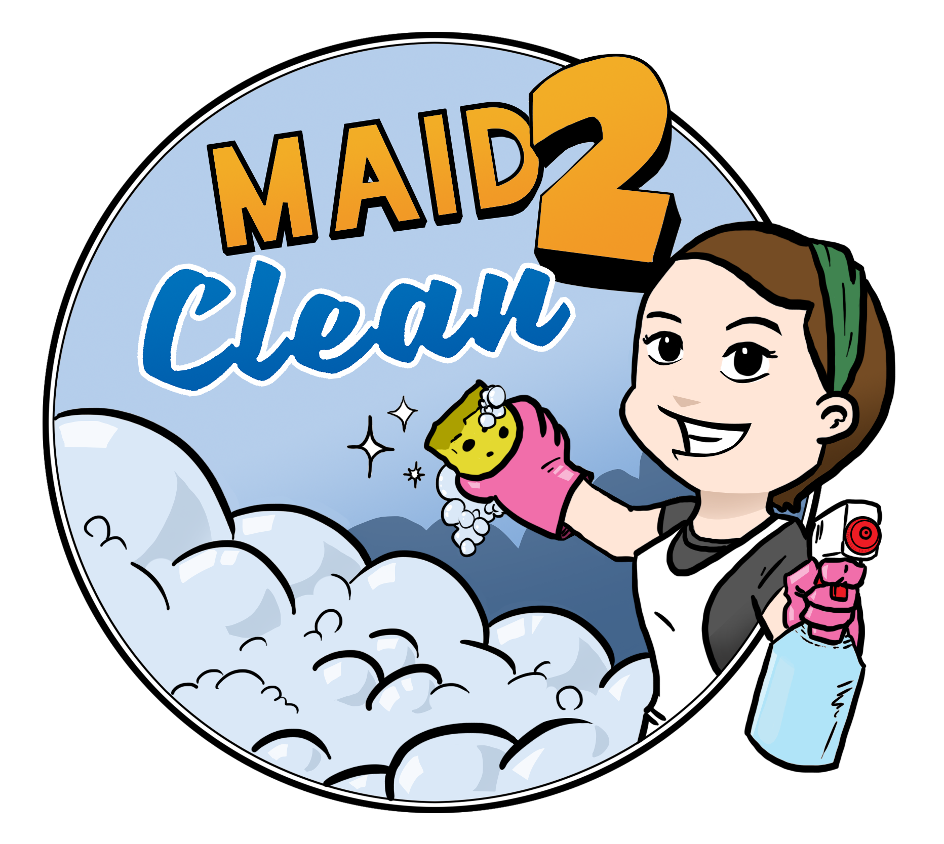 Maid 2 Clean, LLC Logo