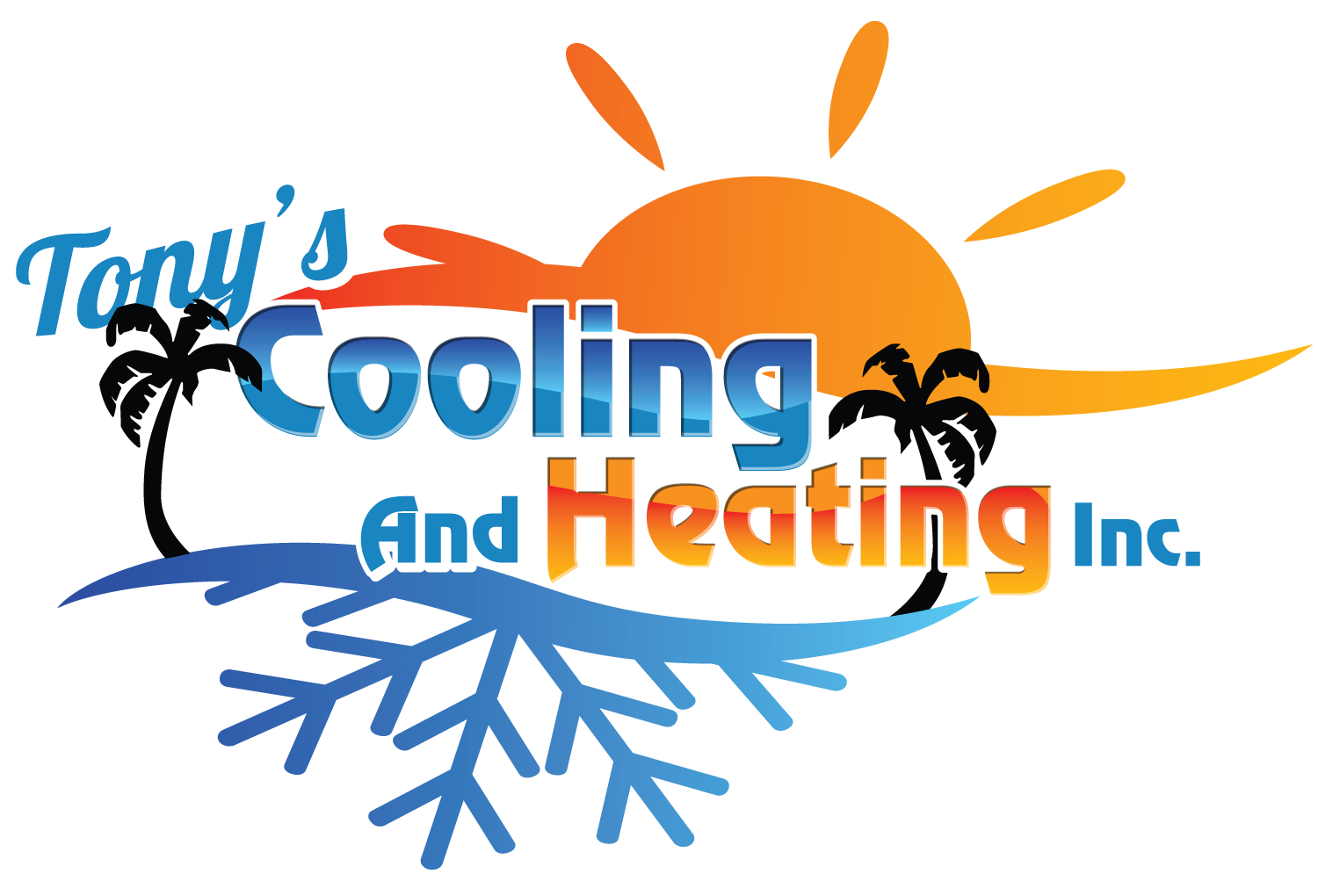 Tony's Cooling & Heating, Inc. Logo