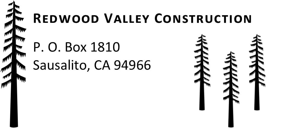 Redwood Valley Construction, Inc. Logo