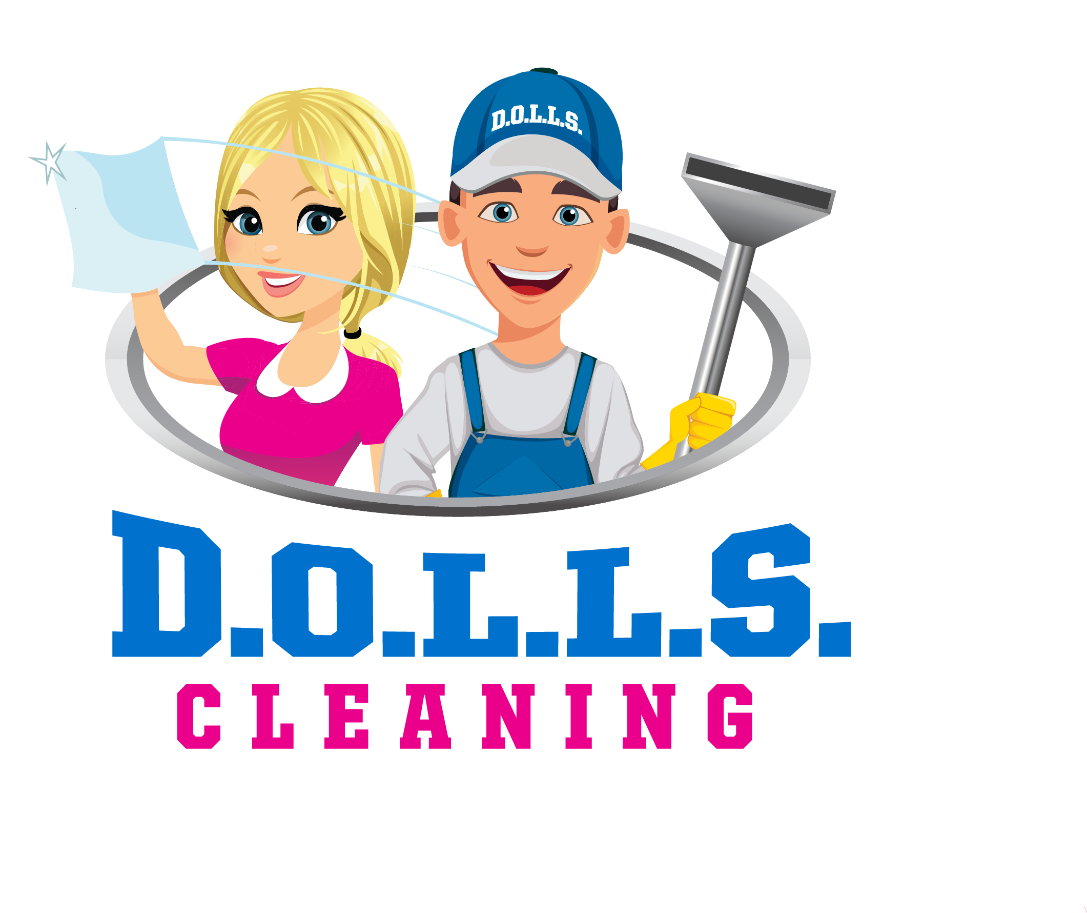 D.O.L.L.S. CLEANING Logo