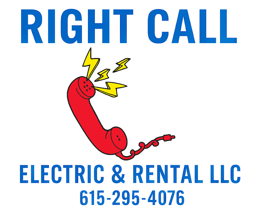 Right Call Electric and Rental LLC Logo