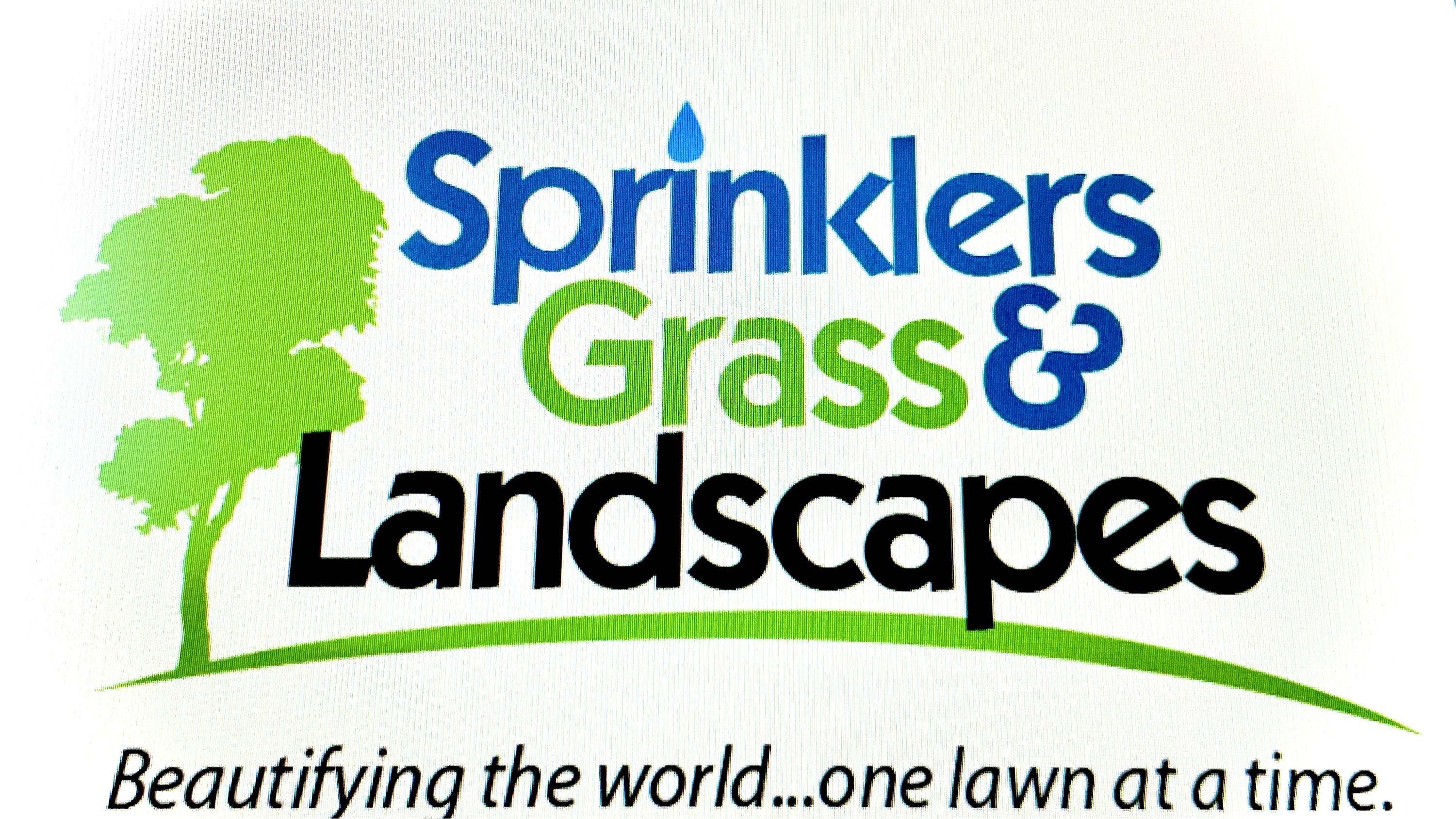 Sprinklers and Grass Logo
