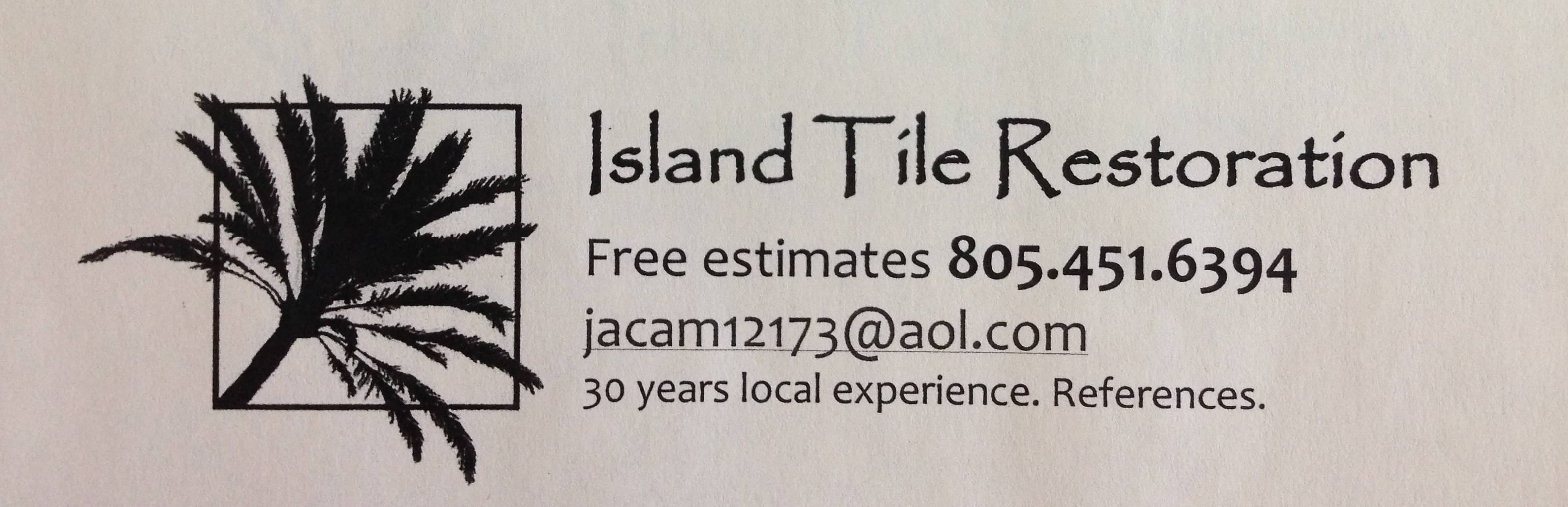 Island Tile Cleaning Logo
