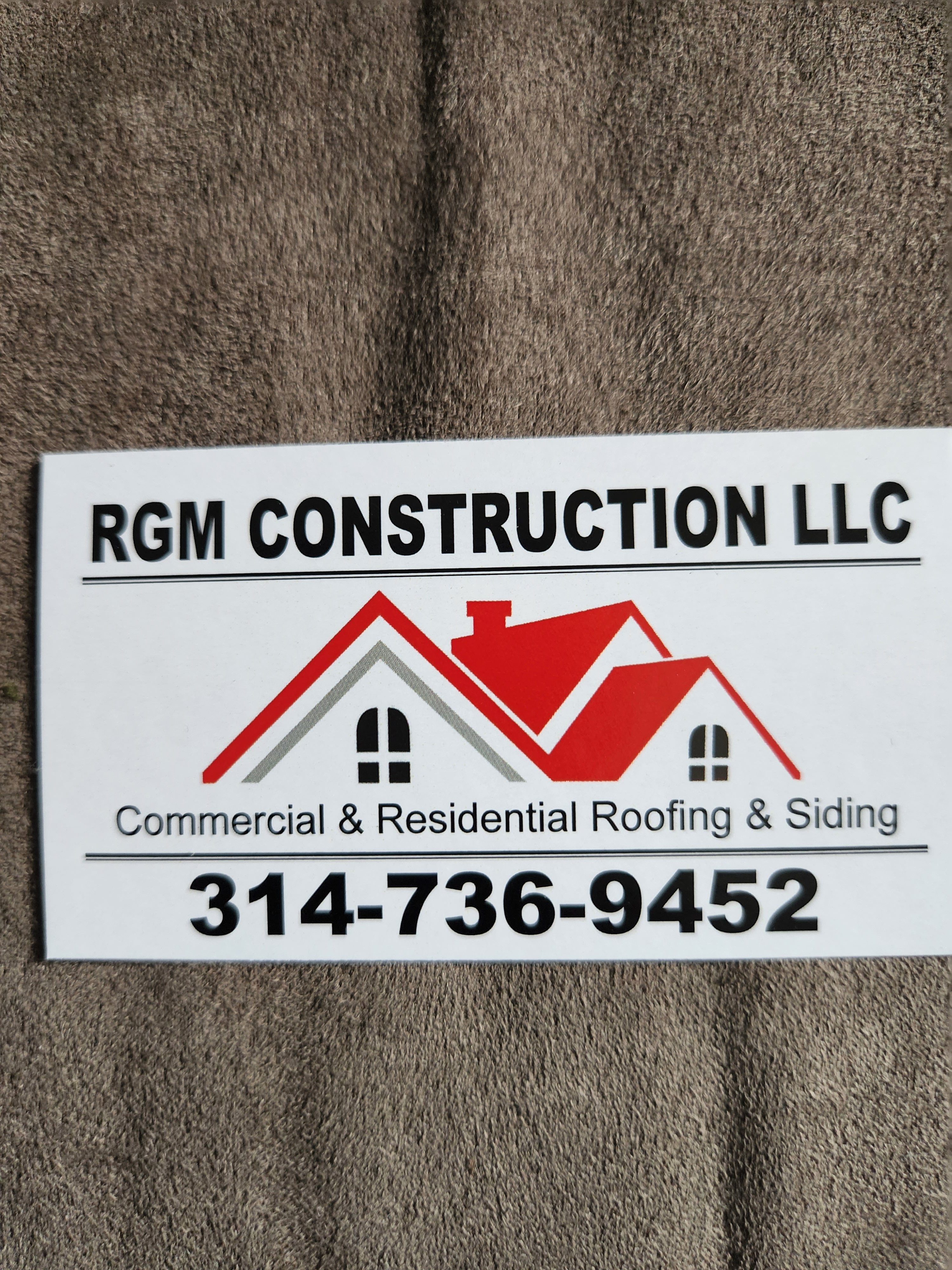RGM Construction, LLC Logo
