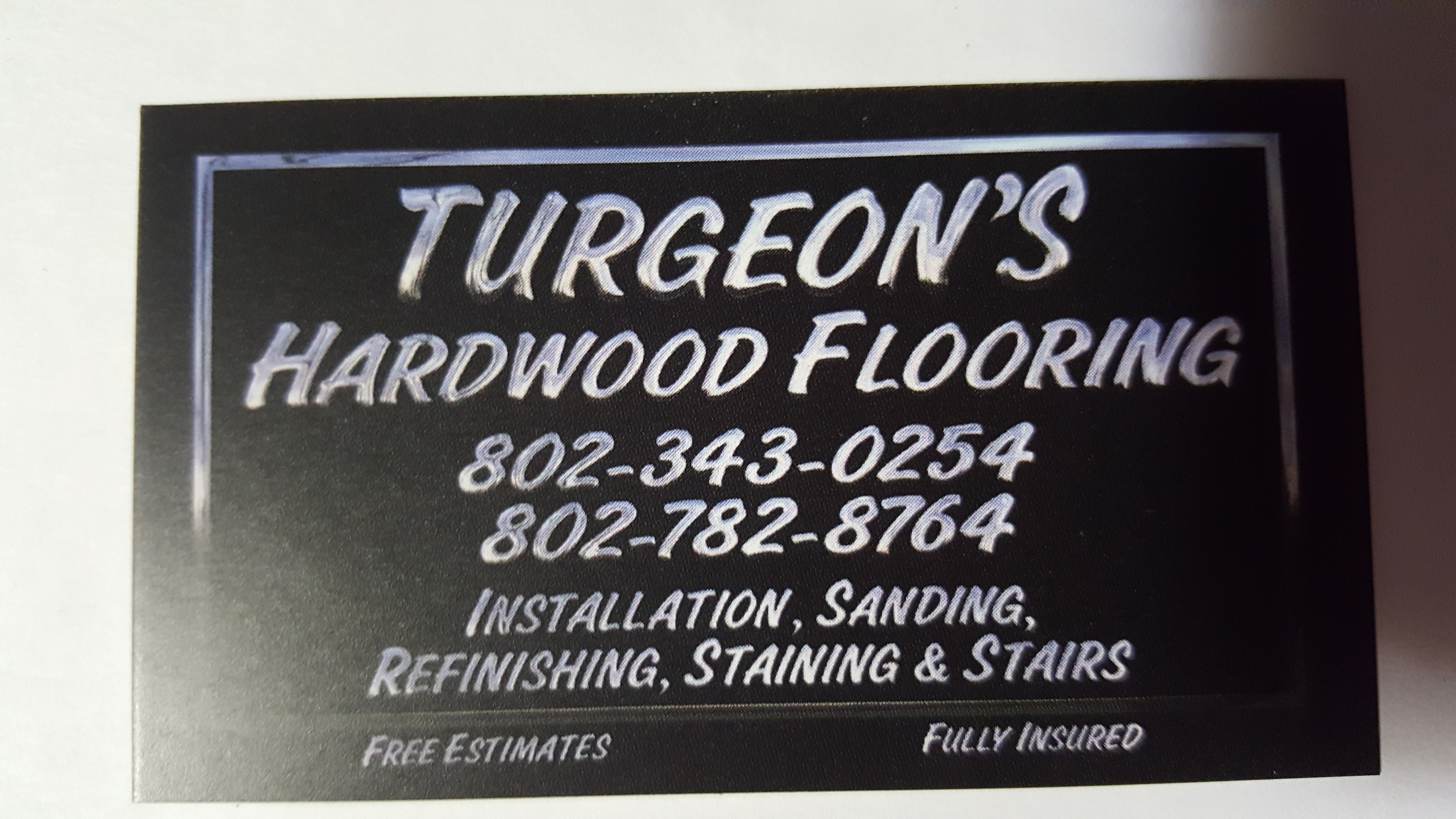 Turgeon's Hard Wood Flooring Logo