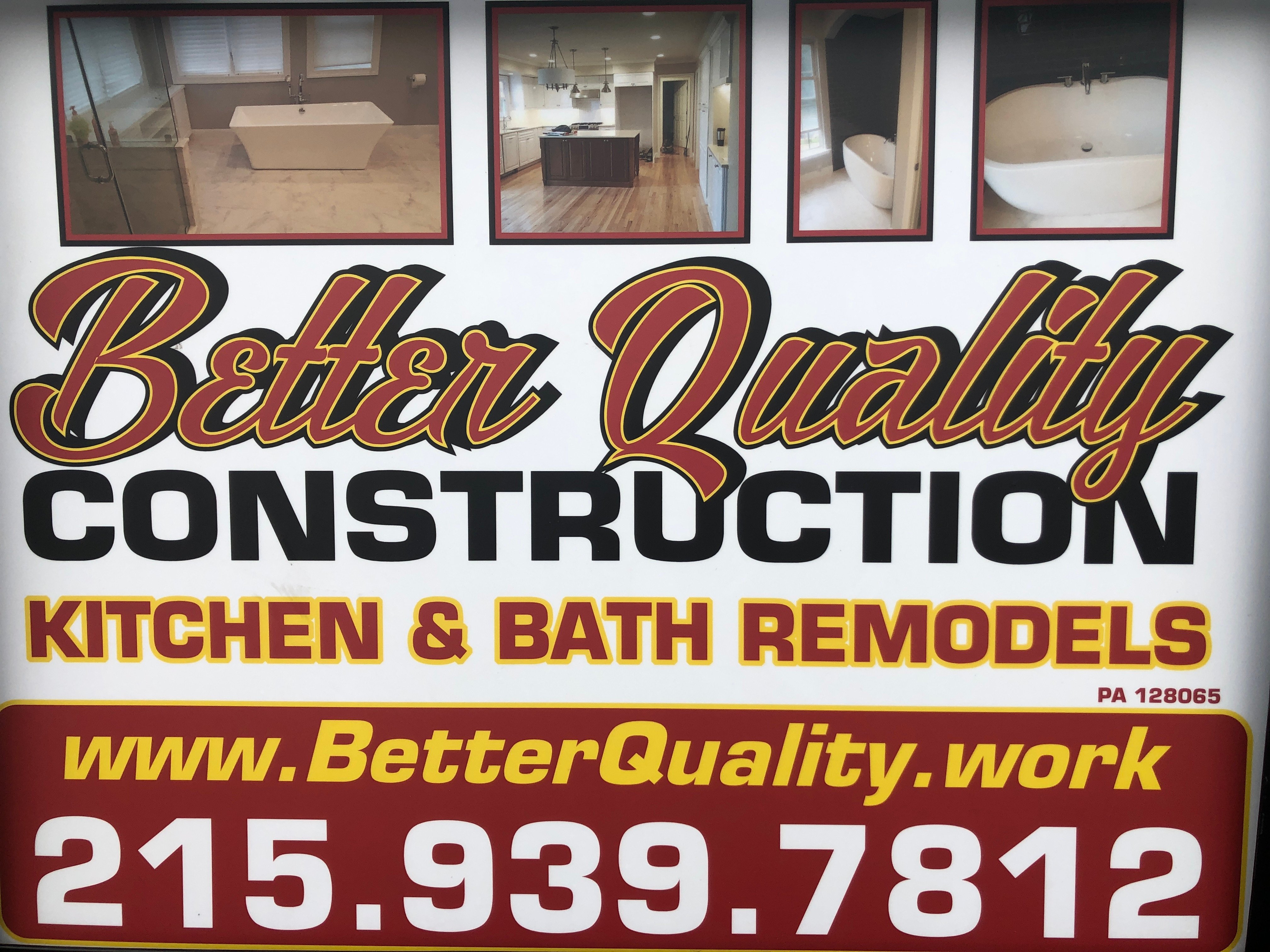Better Quality Construction Logo
