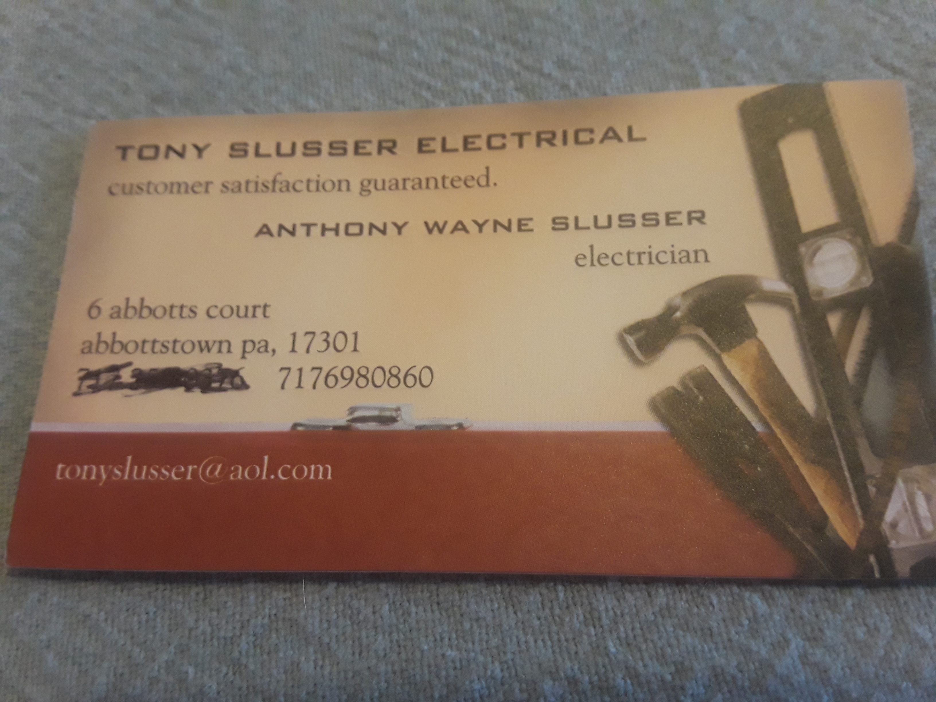 Tony Slusser Electrical Logo