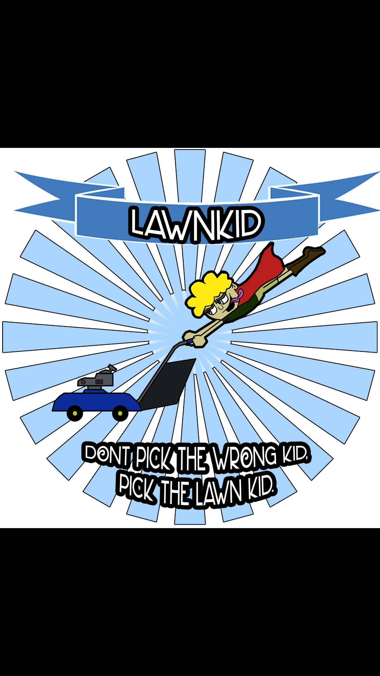 LawnKid Landscaping Logo
