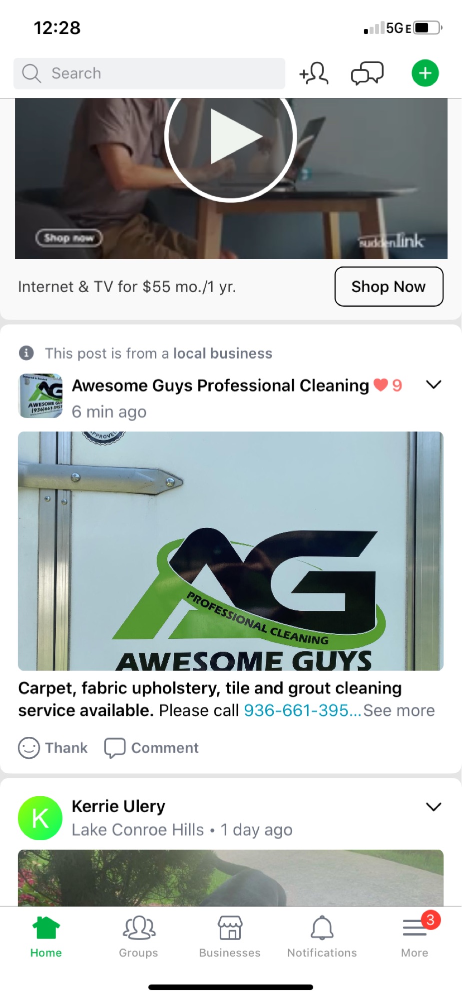 Awesome Guys Professional Cleaning Logo