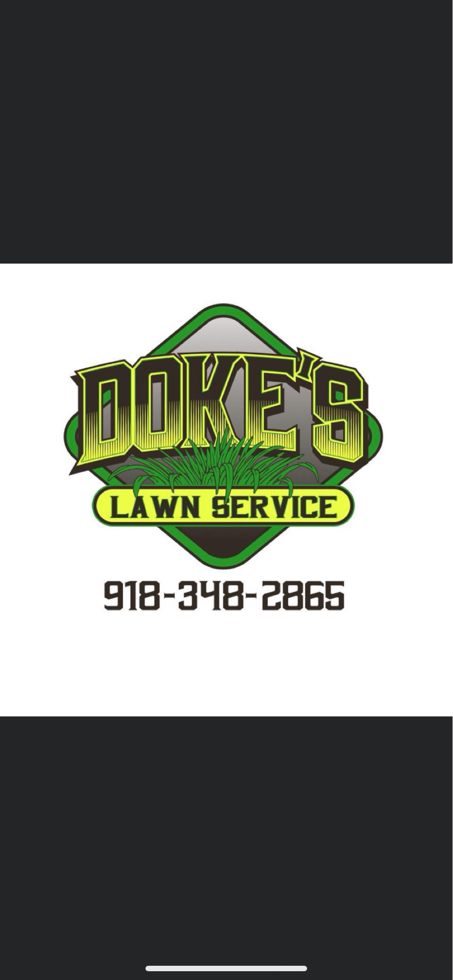 Doke's Lawn Service Logo