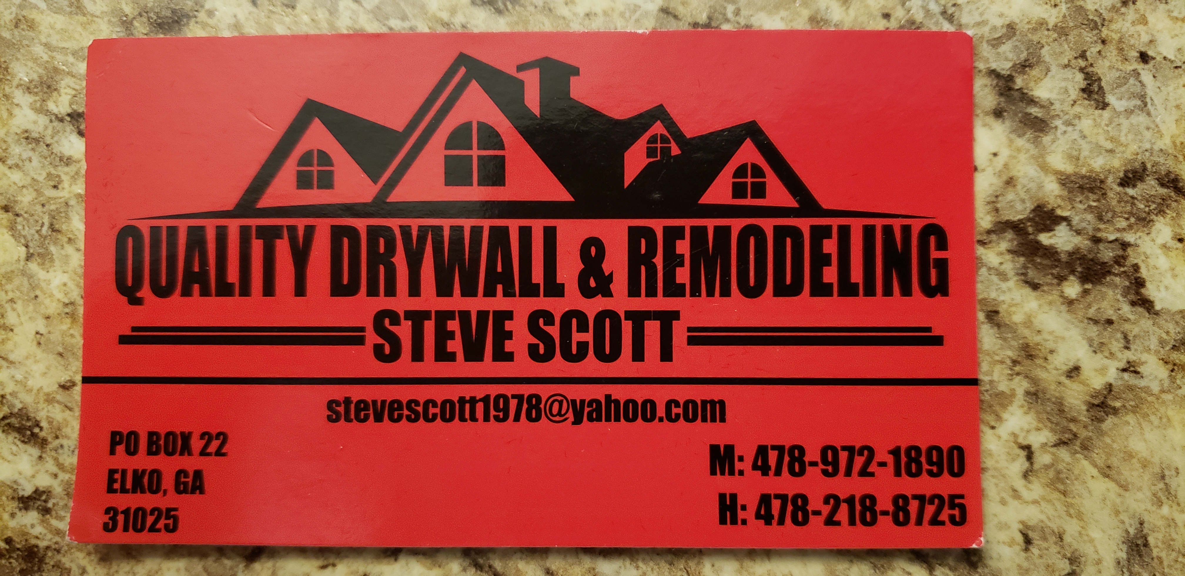Steve Scott Quality Drywall and Painting Logo
