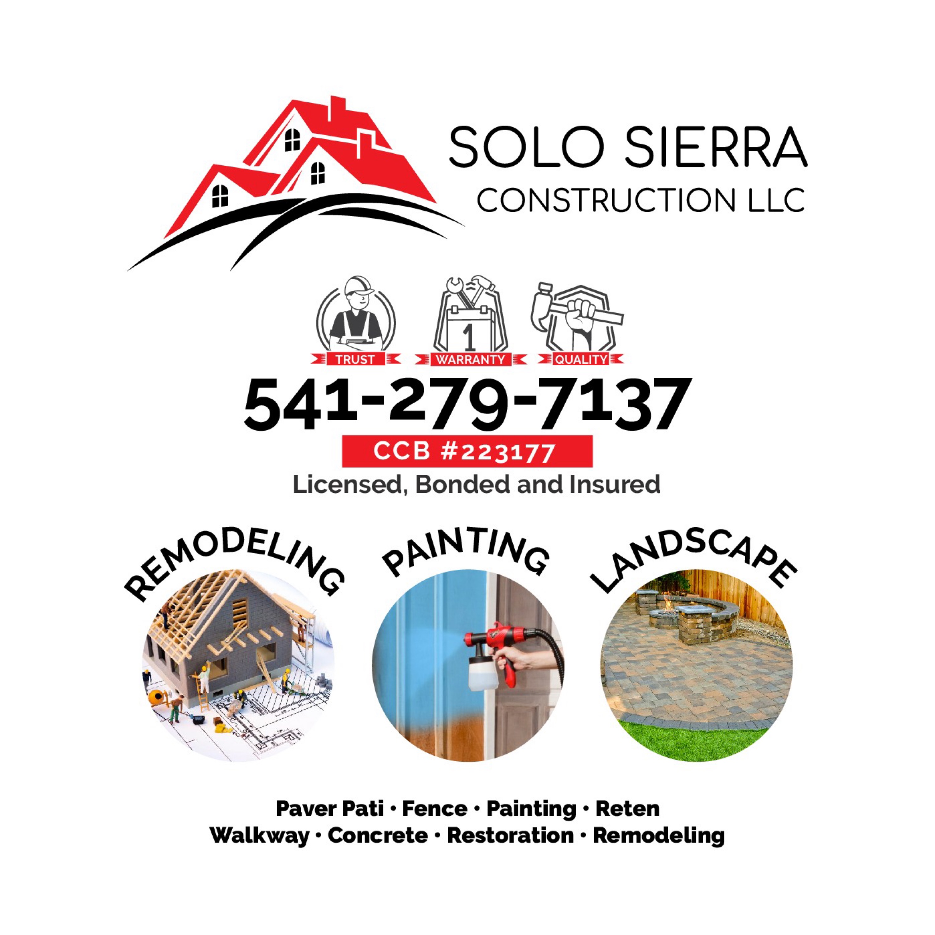 Solo Sierra Construction LLC Logo