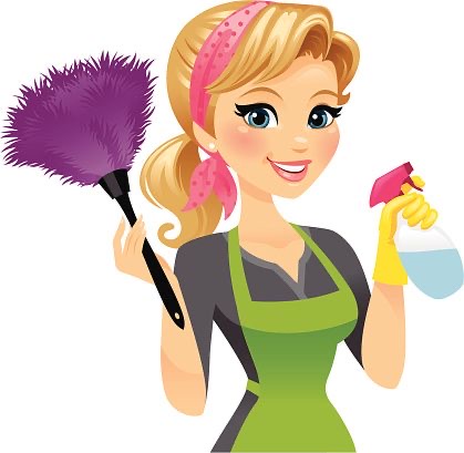 The Queen Of Cleaning Logo
