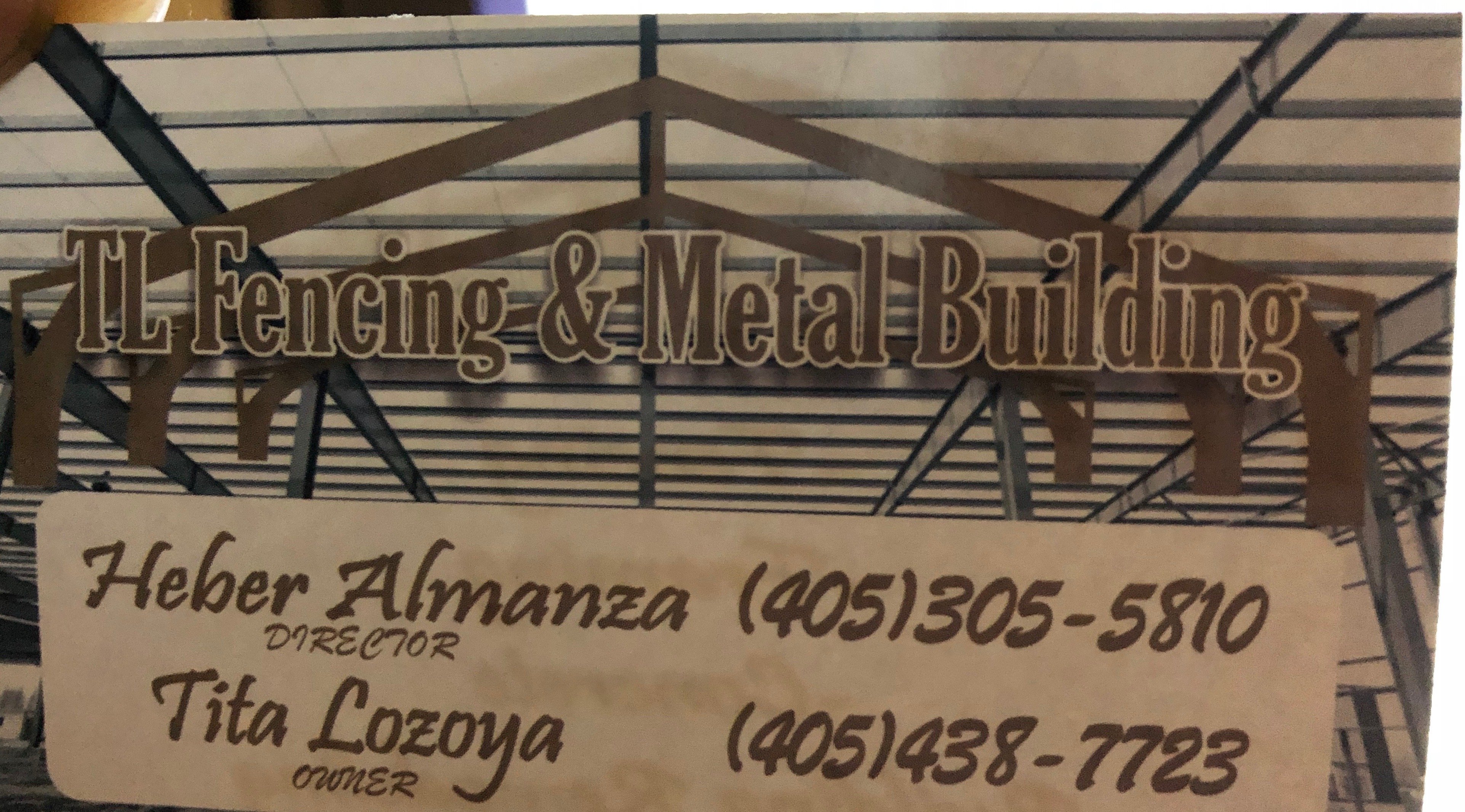 TL Fencing & Metal Building, LLC Logo