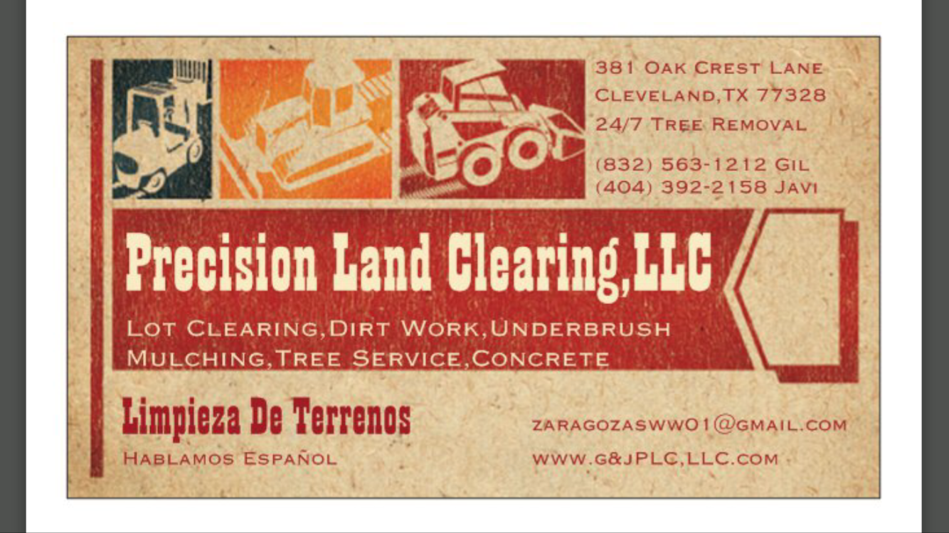 G & J Precision Land Clearing, LLC Logo