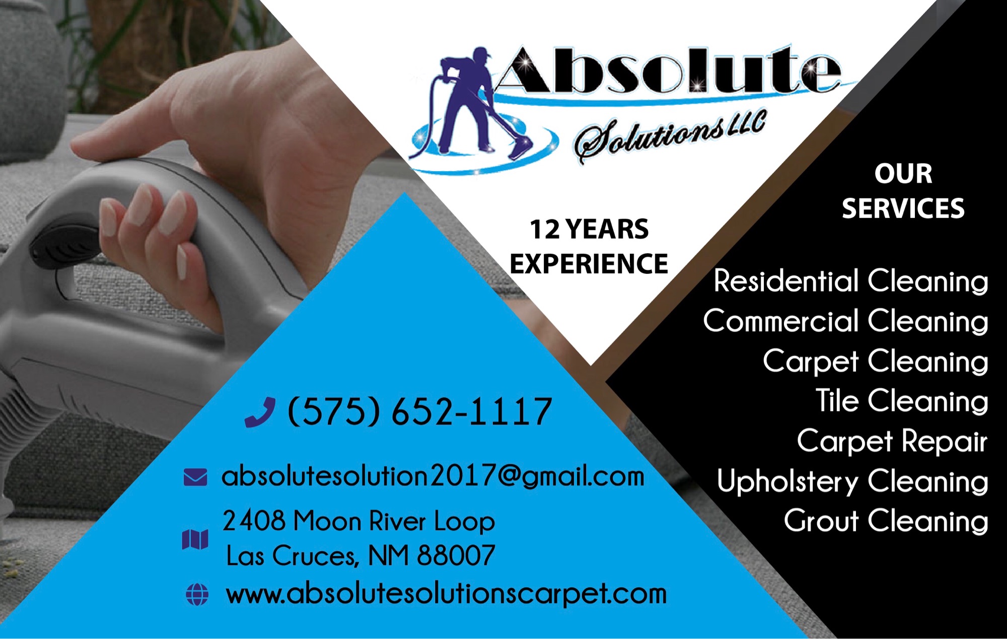 Absolute Solutions Carpet & Tile Cleaning Logo