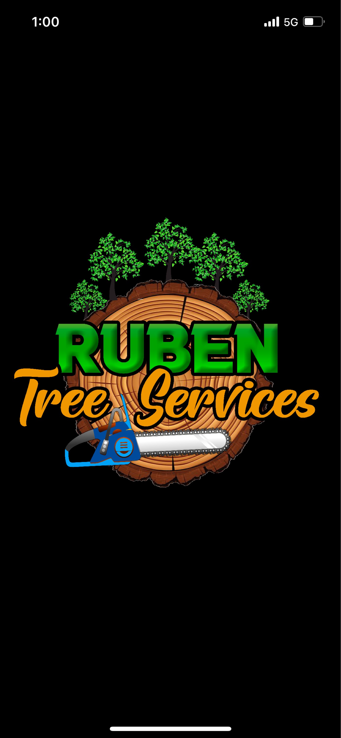 Ruben's Tree Service Logo