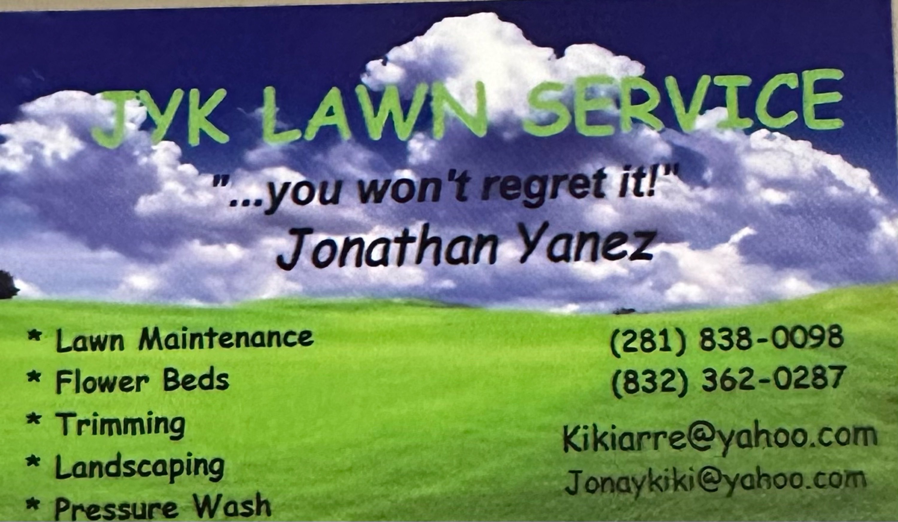 JYK Lawn Service Logo