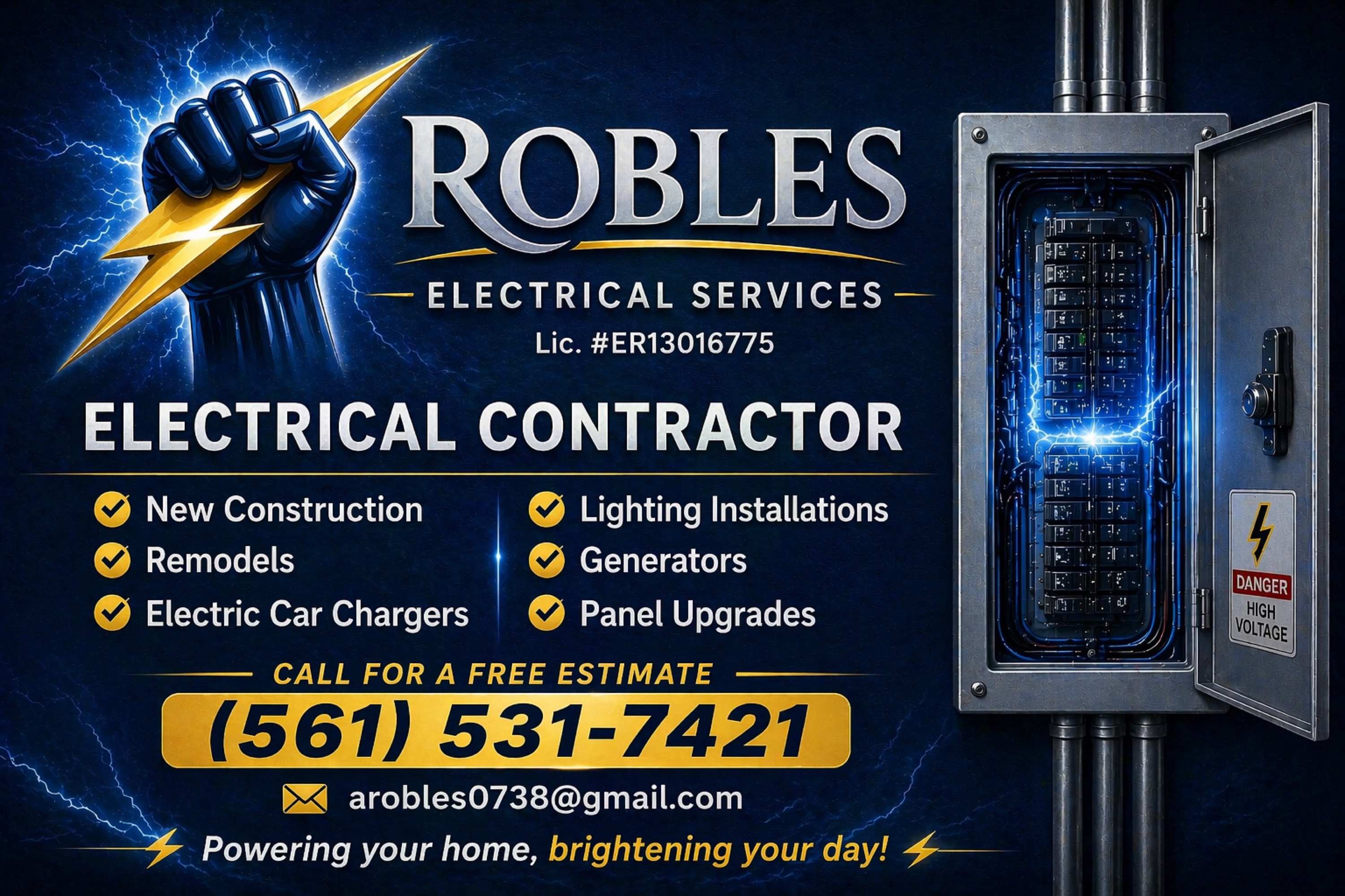 Robles Electrical Services LLC Logo