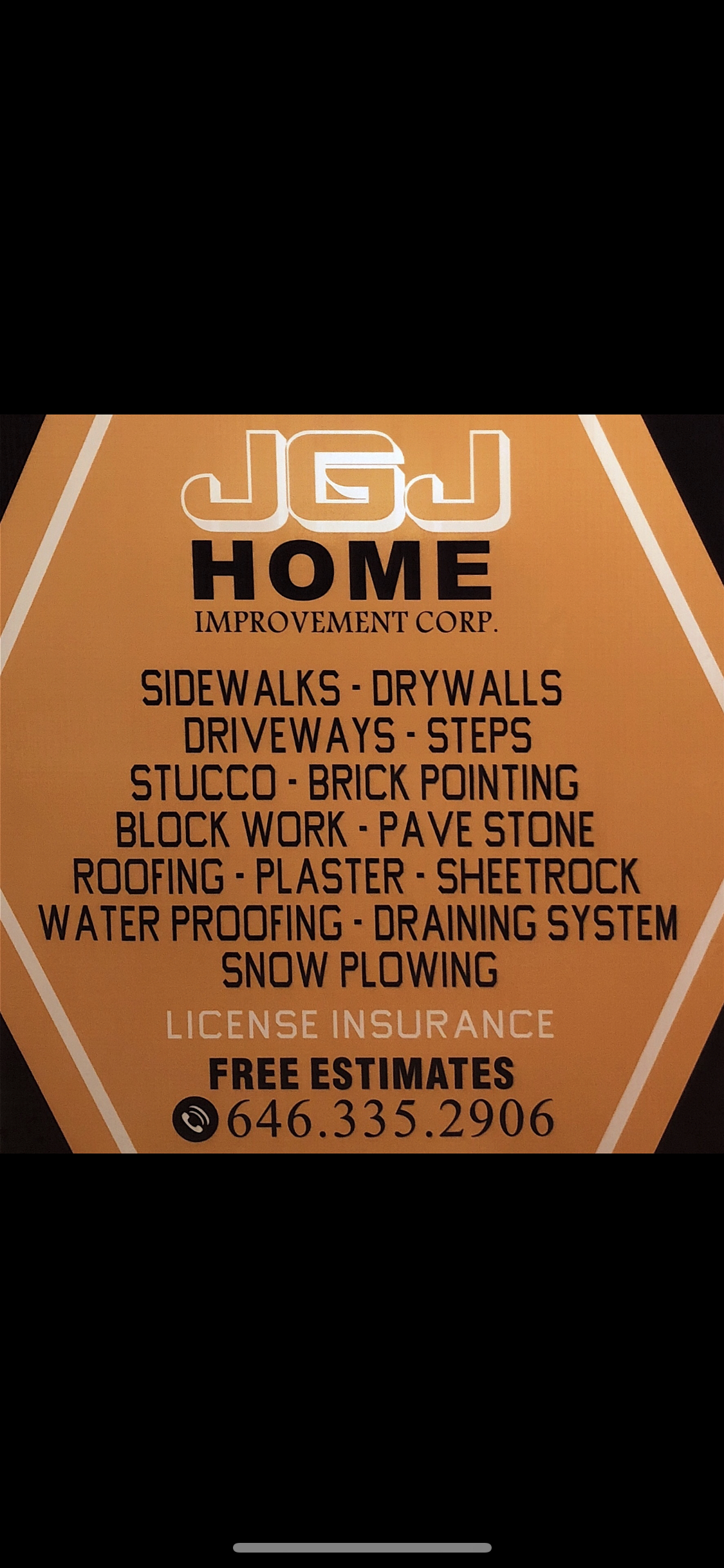 J.G.J Home Improvement Corp. Logo