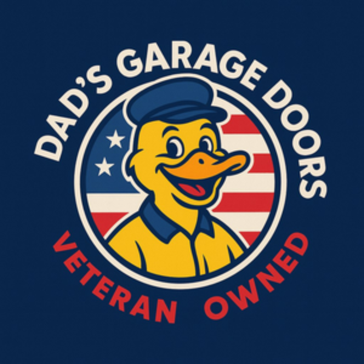 Dad's Garage Doors Logo