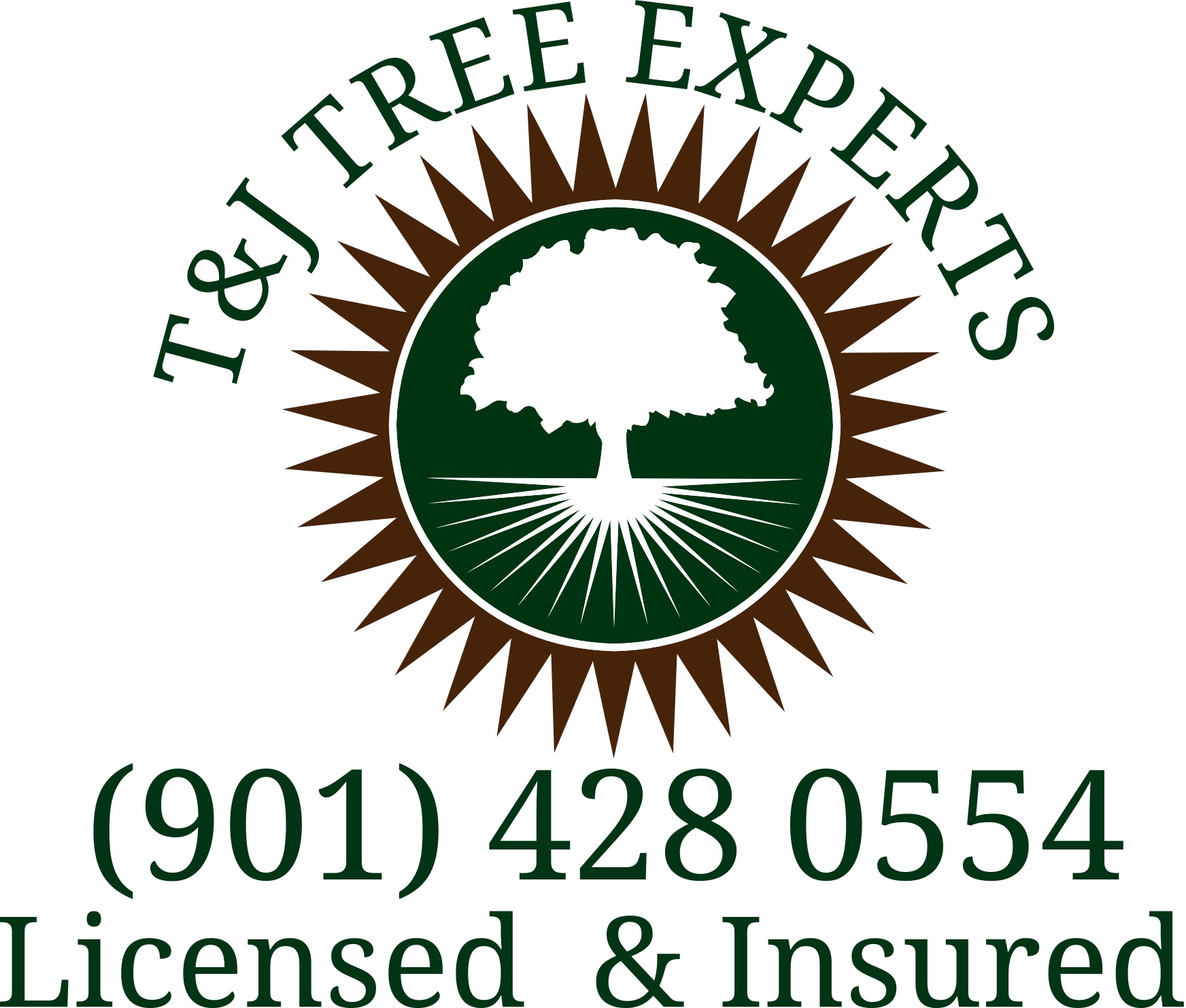 T & J Tree Experts Logo