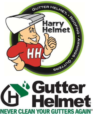 Gutter Helmet by Harry Helmet Logo