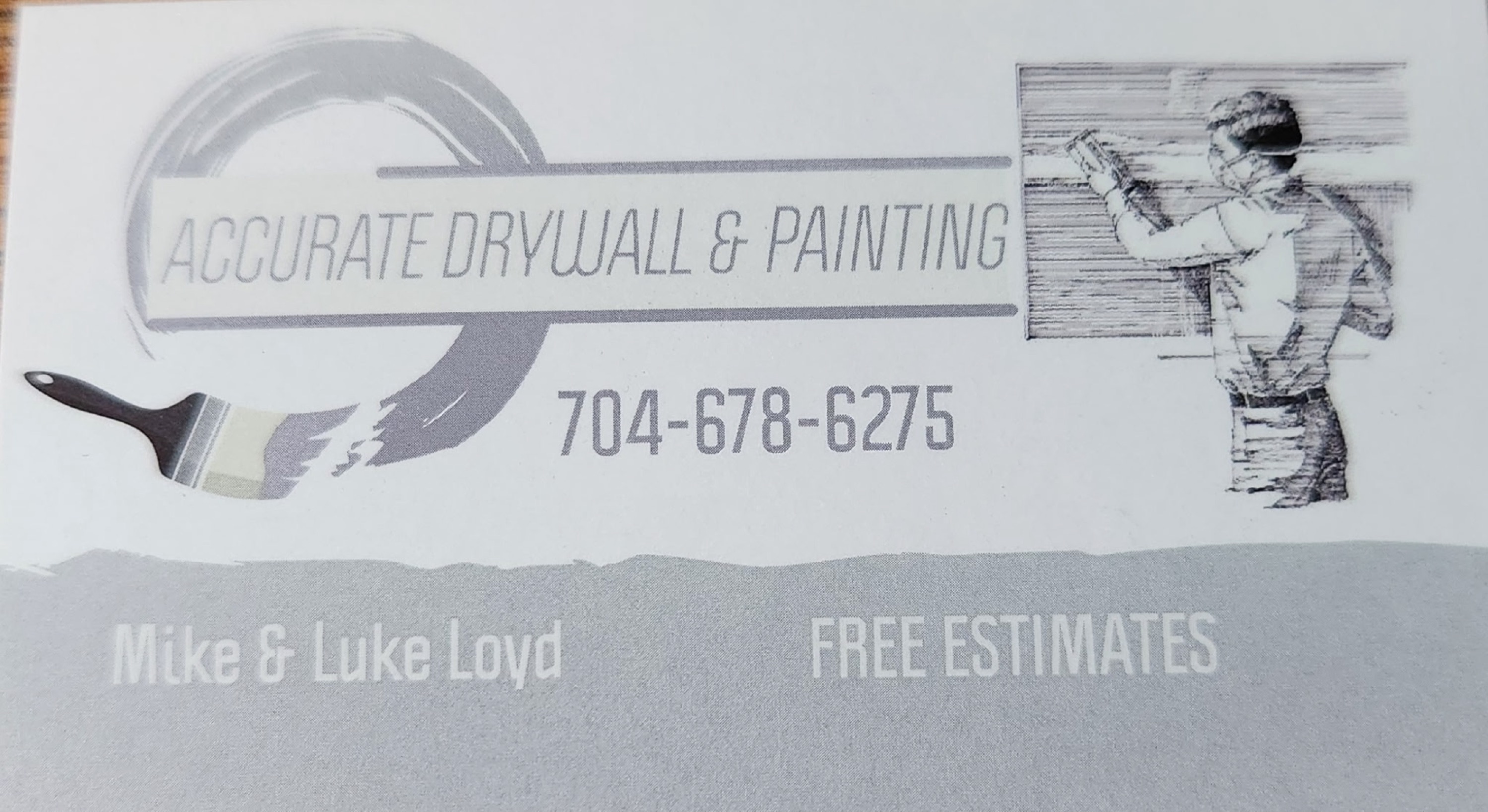 Accurate Drywall & Paint Logo