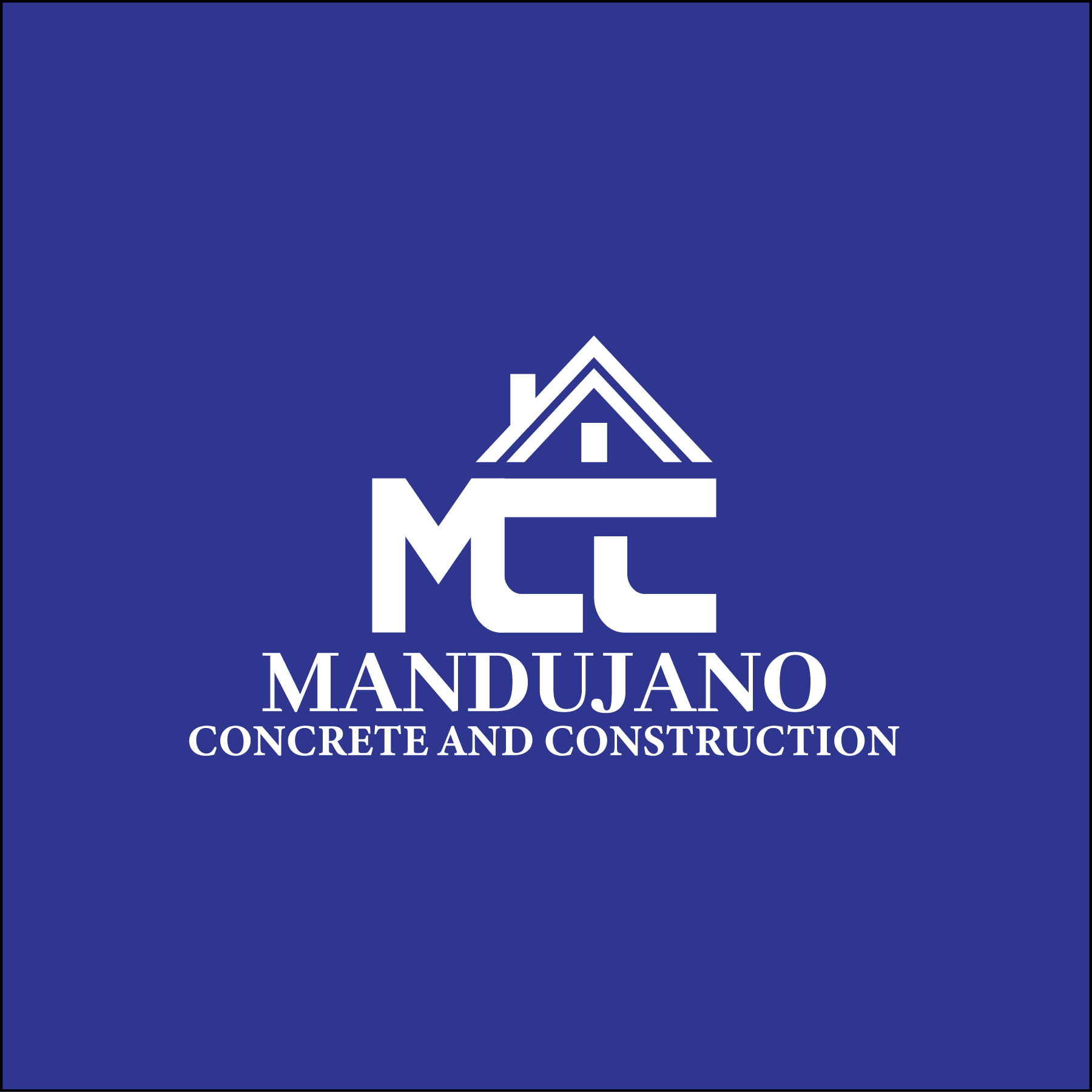 Mandujano Concrete And Construction Logo