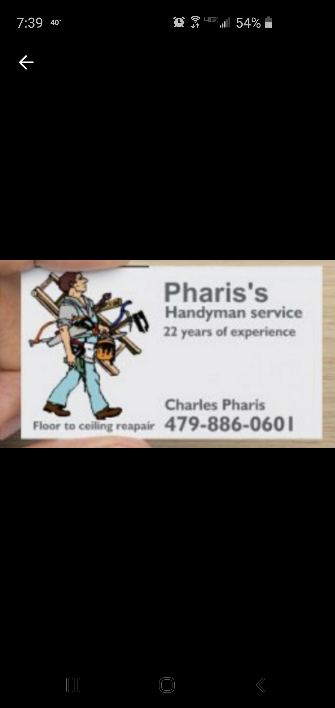 Pharis's Handyman Services Logo