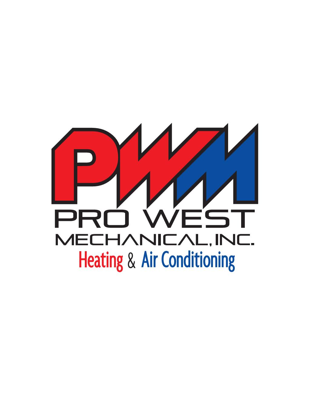 Pro West Mechanical, Inc. Logo